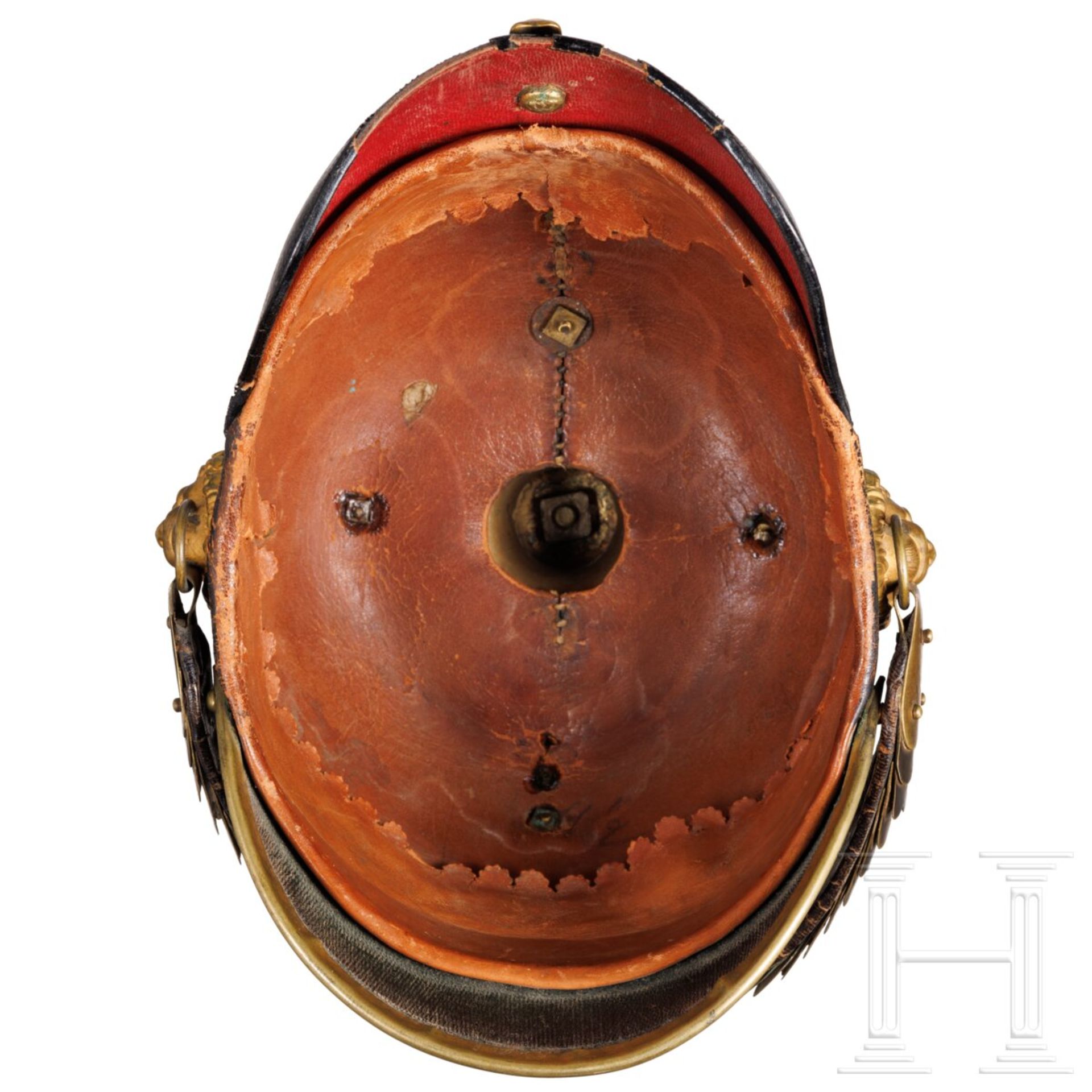 Helm M 1879 für Offiziere der Schweren Reiter, vor 1886 - Image 5 of 6