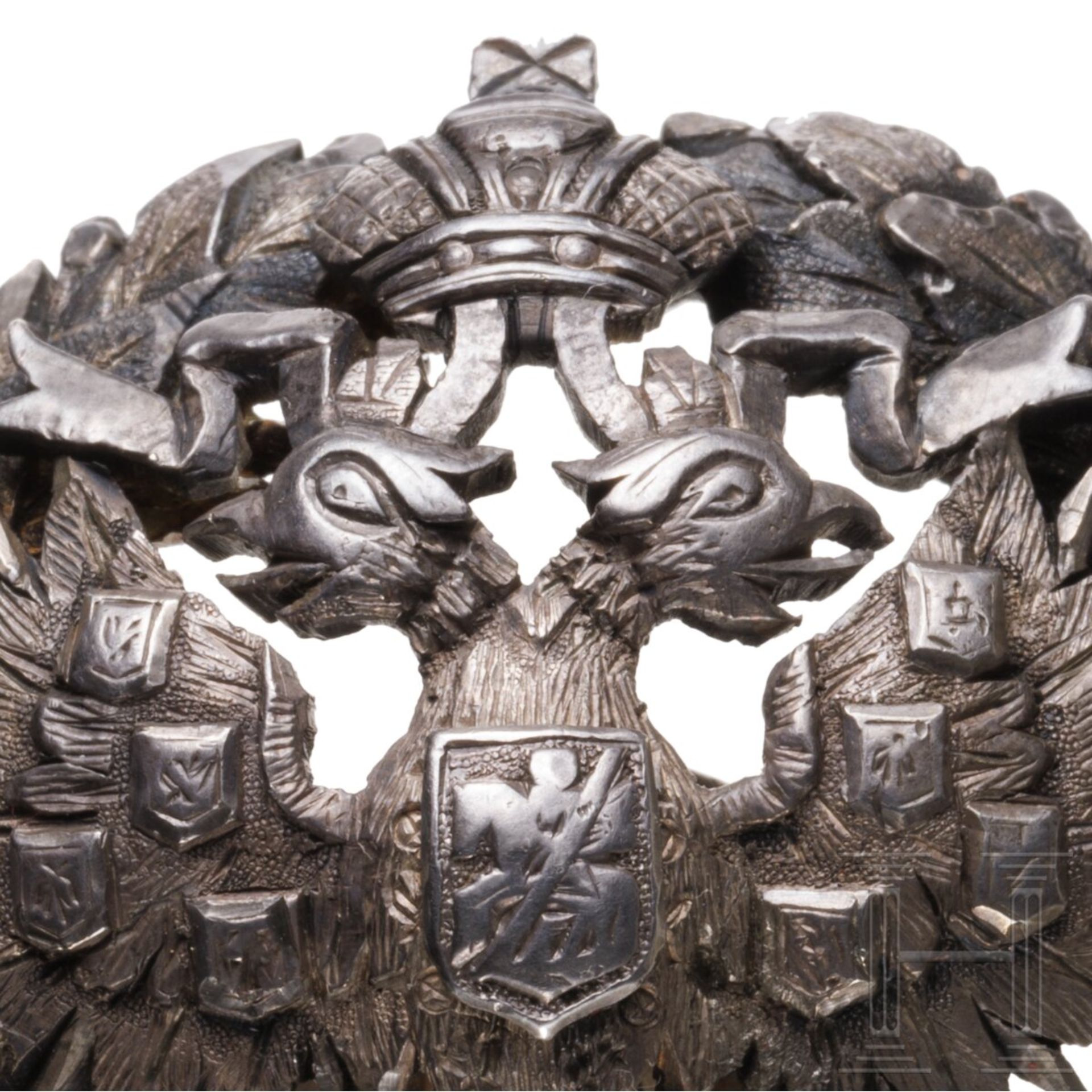 Abschluss-Abzeichen der Nikolaus-Militärakademie des Generalstabes, um 1910 - Image 4 of 4