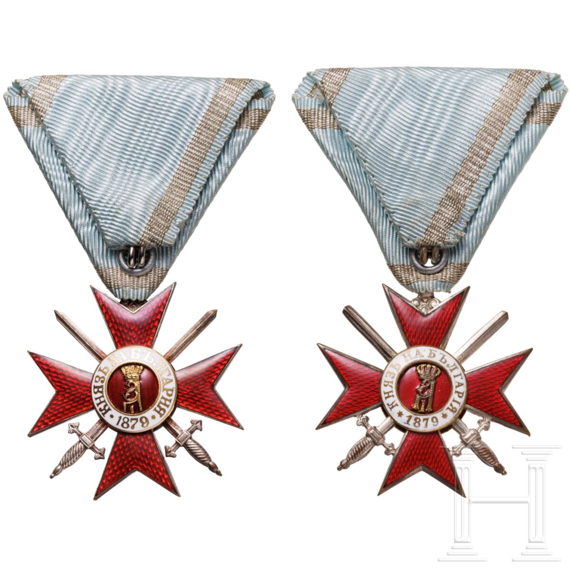 Zwei Militärorden "Für Tapferkeit", Kreuz 4. Klasse, 2. Stufe, 3. Modell (1915 - 1918), jew. im Verl - Bild 3 aus 11