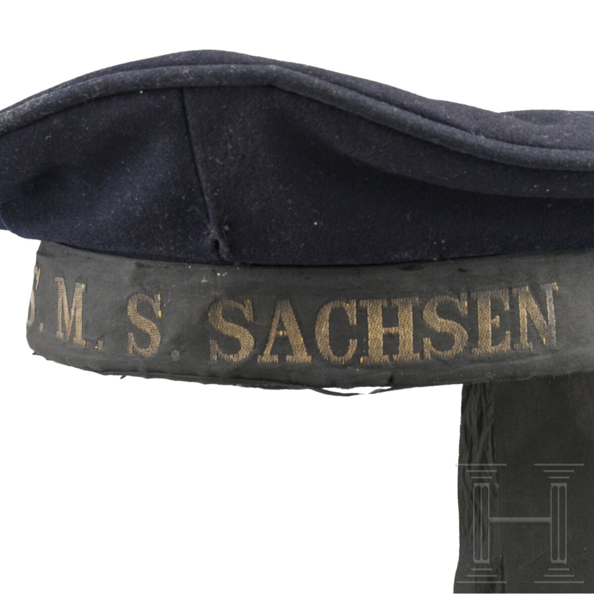 Blaue Mütze für Matrosen der "S.M.S. Sachsen" - Image 7 of 8