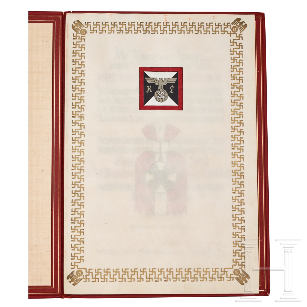 Max Ammann - Geschenkmappe zur Verleihung des Großkreuzes des Ordens der Italienischen Krone  - Bild 7 aus 18