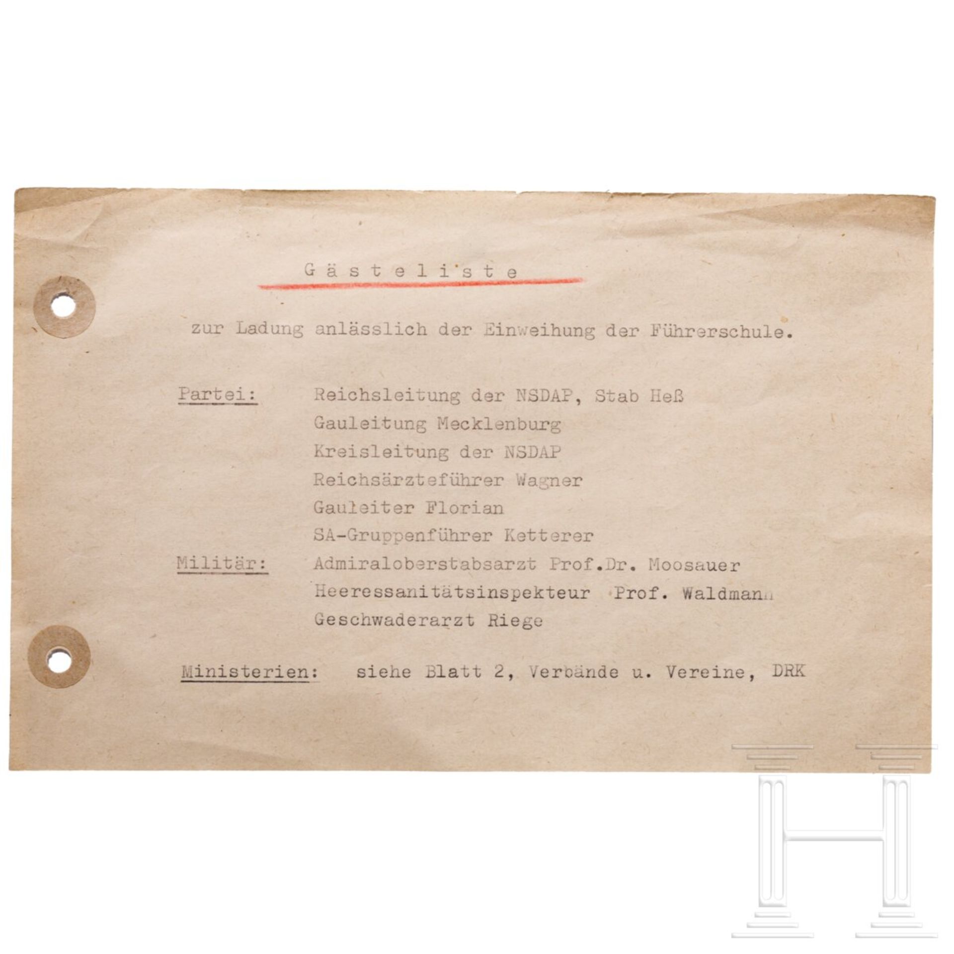 Geschenk des Reichsführers-SS für einen Hebammenlehrgang auf der Führerschule der Deutschen Ärztesch - Image 6 of 6