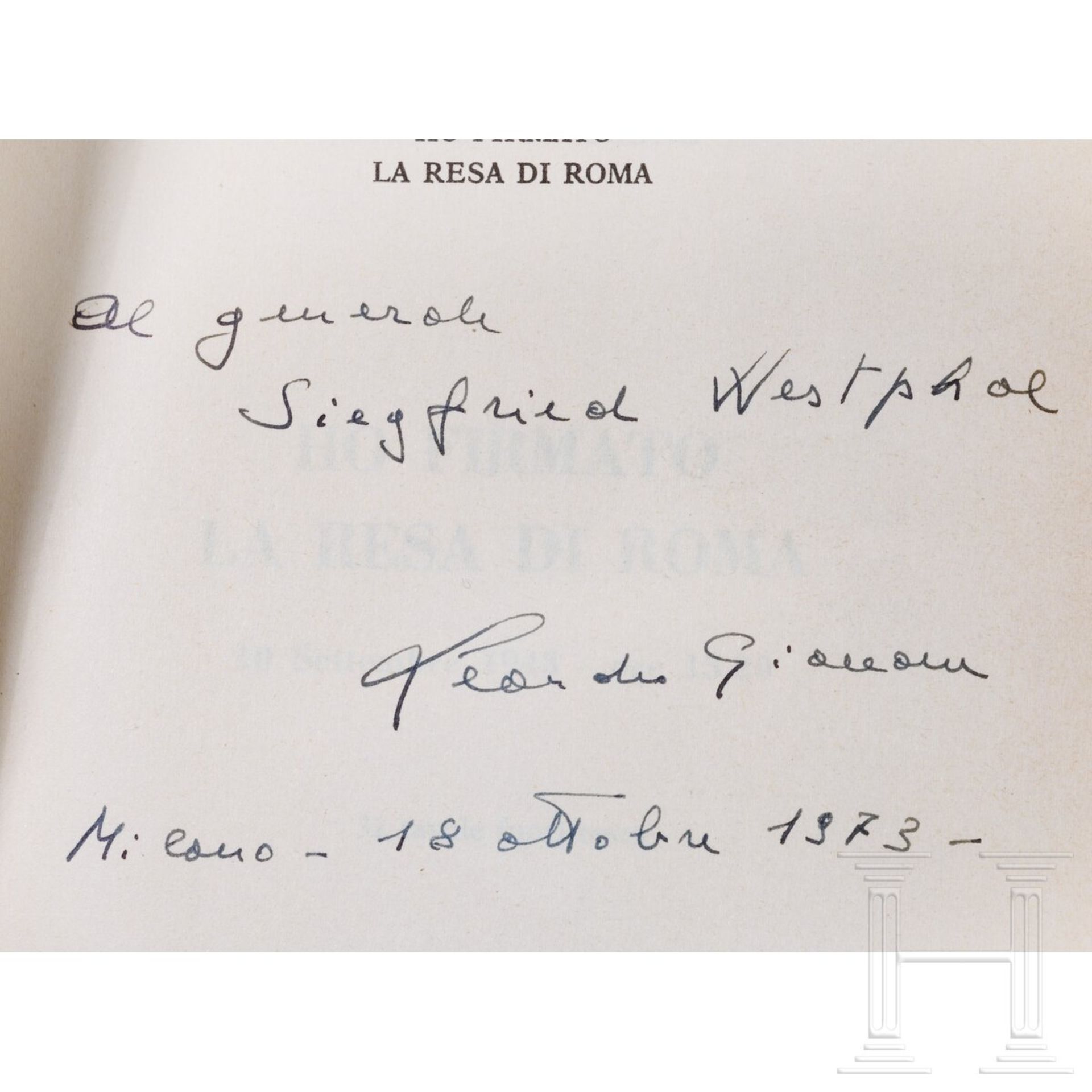 General Siegfried Westphal - sechs Bücher als Autor und sieben Fotos, auch mit dem Besuch bei Mohamm - Image 4 of 10
