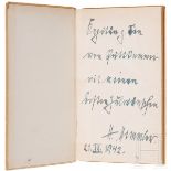 Konteradmiral Karl-Jesko von Puttkamer - Widmungsbuch Heinrich Himmlers zu Weihnachten 1942