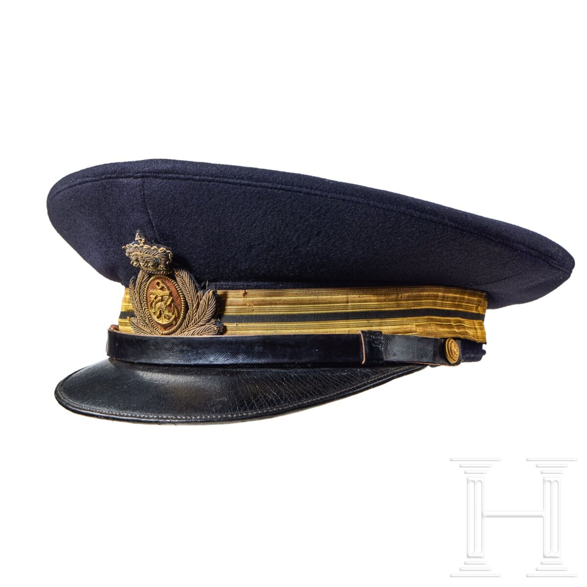 A Visor Cap for Italian Navy Ensign