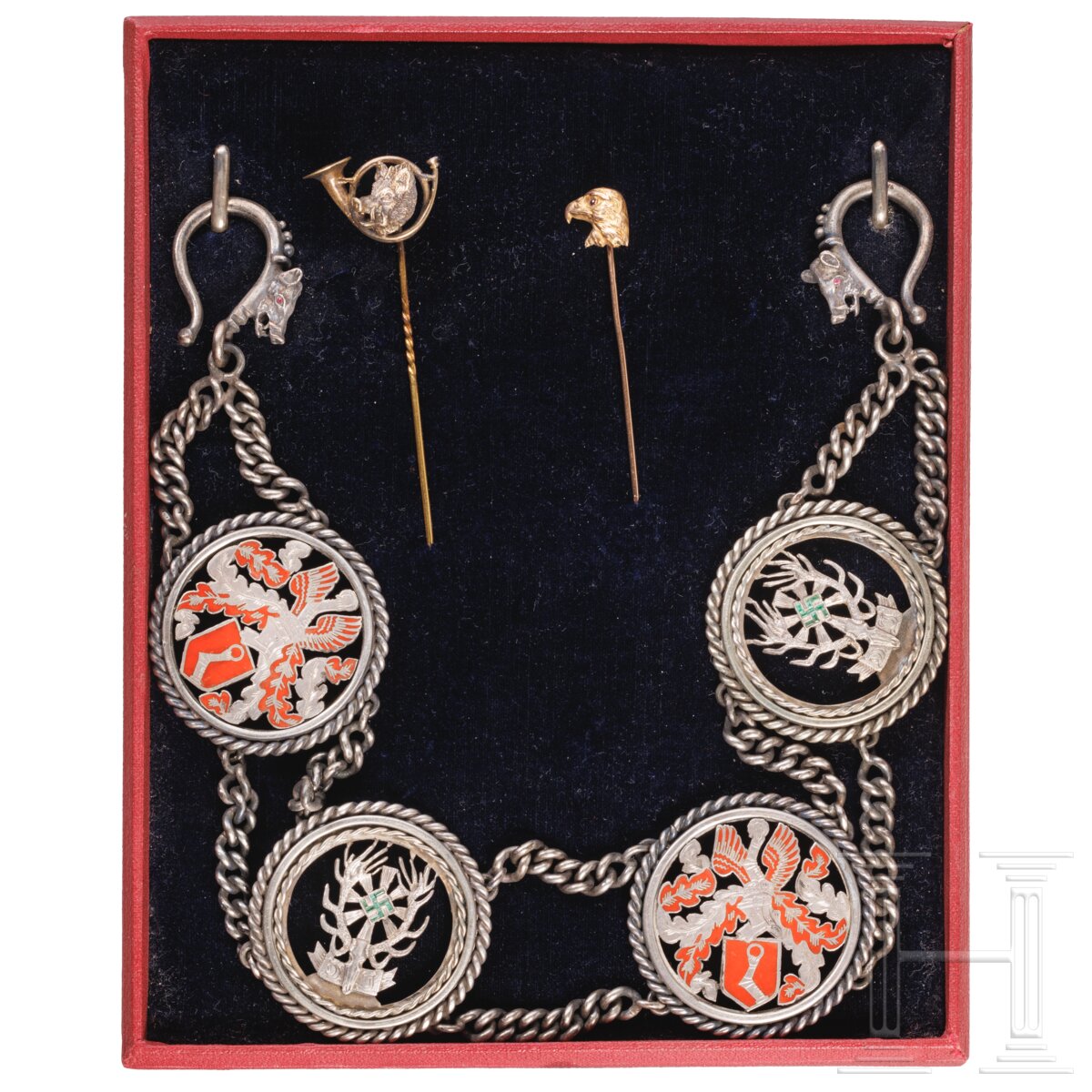 Hermann Göring - Geschenk-Taschenuhr Carin Görings, 1924 - Image 8 of 9