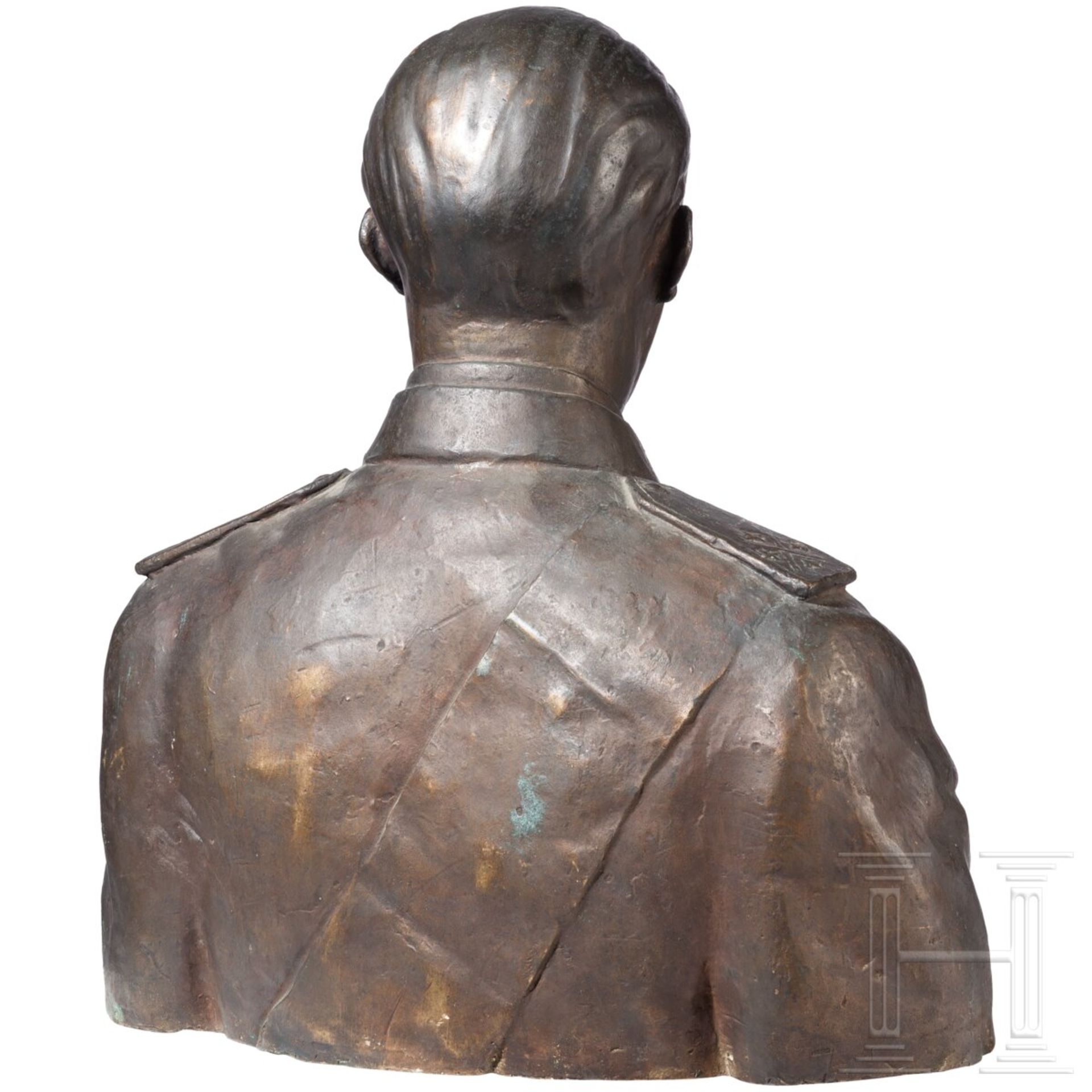 Francisco Franco - lebensgroße bronzene Portraitbüste - Image 3 of 6