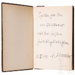 Konteradmiral Karl-Jesko von Puttkamer - Widmungsbuch Heinrich Himmlers zu seinem 43. Geburtstag 194