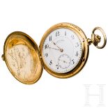 Konteradmiral Karl-Jesko von Puttkamer - goldene Lange & Söhne-Taschenuhr mit Geschenkgravur Adolf H