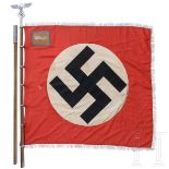 Fahne der Danziger Ortsgruppe "Uphagen" sowie Fahnenspitze