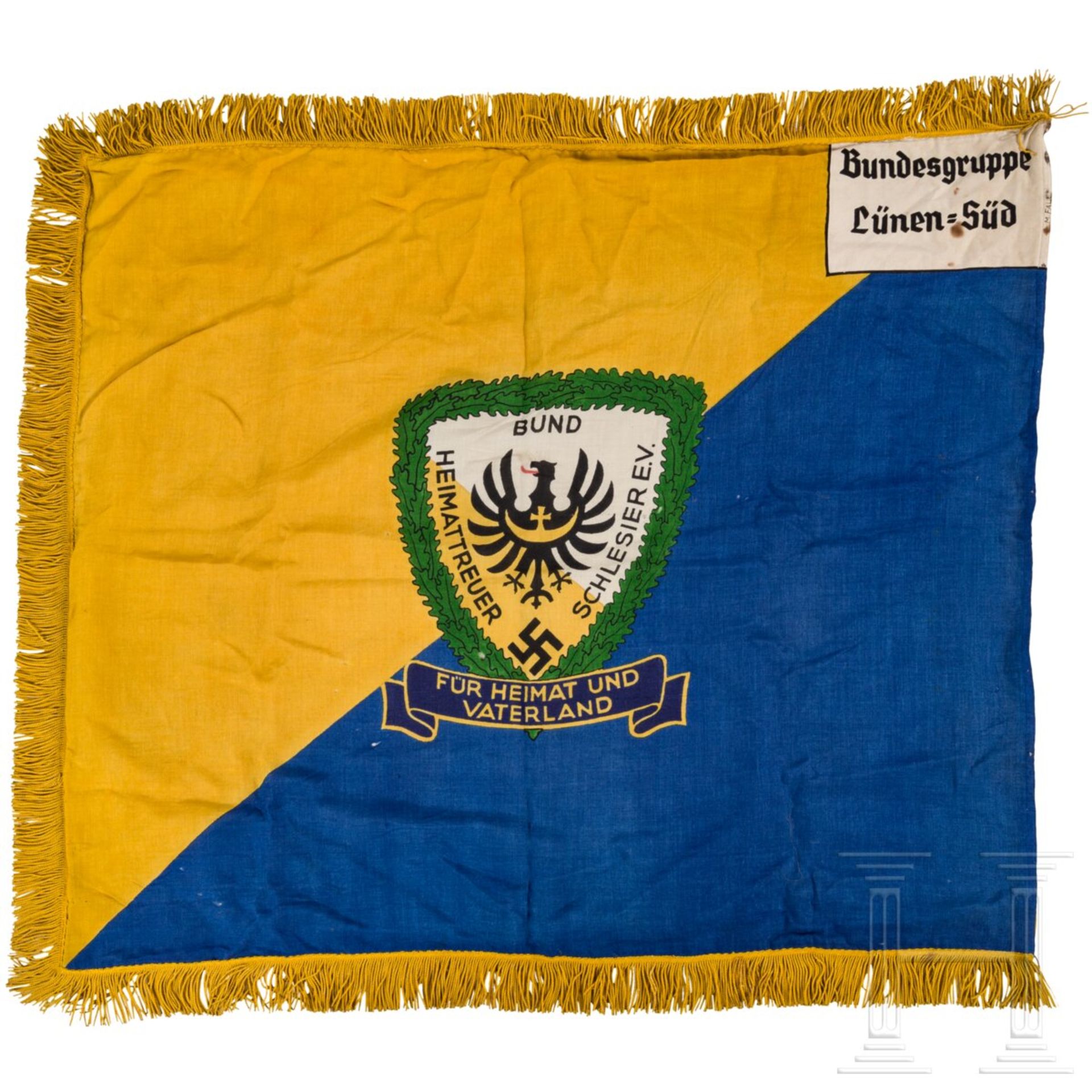 Fahne der Bundesgruppe Lünen-Süd des Bundes heimattreuer Schlesier - Image 2 of 3
