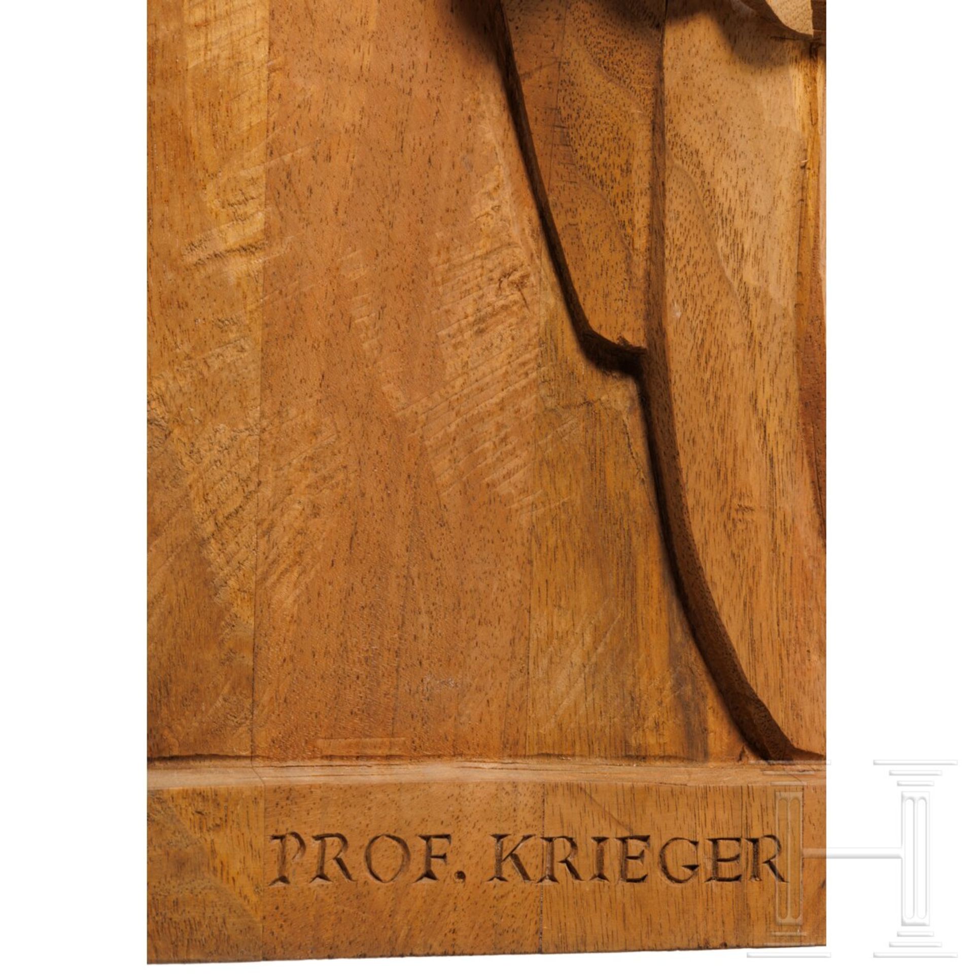 Professor Wilhelm Krieger (1877 - 1945) - Holz-Modell seiner für die Porzellanmanufaktur Allach entw - Image 5 of 6