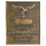 Ehrenschild "Für hervorragende Leistung - Der kommandierende General und Befehlshaber im Luftgau XI"