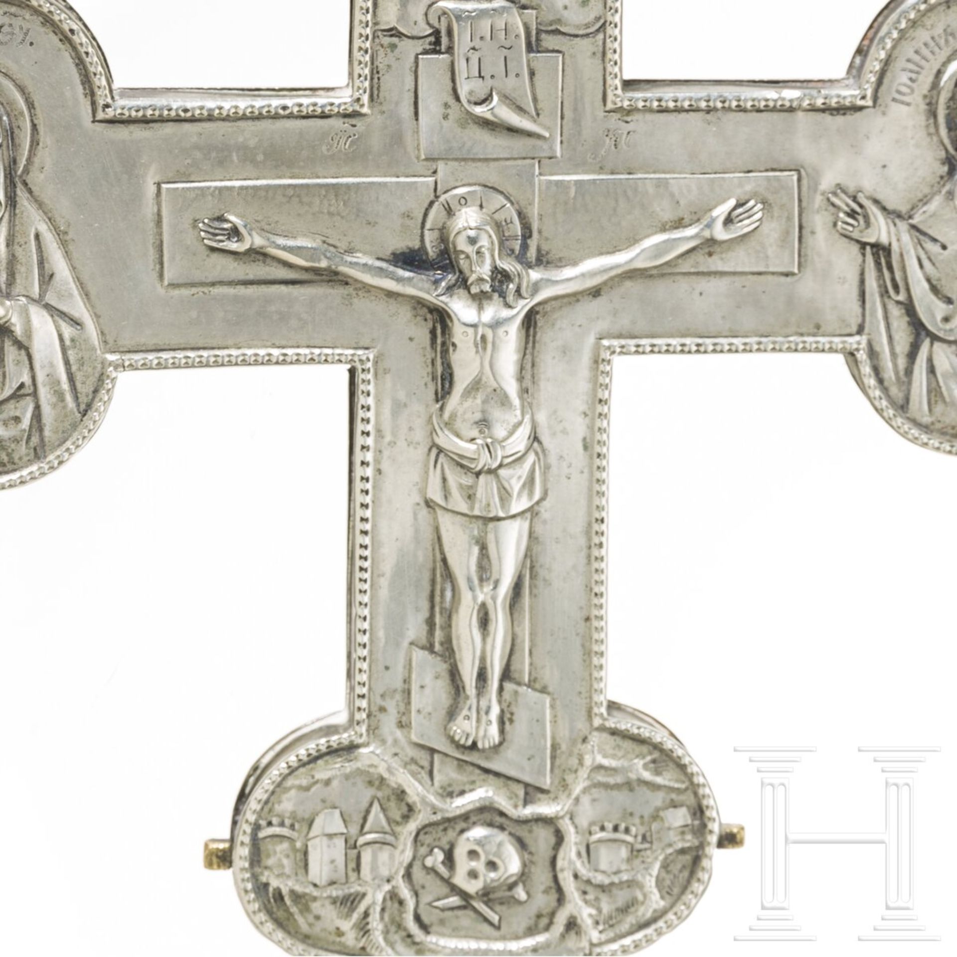 Großes orthodoxes Kreuz, Russland, um 1900 - Bild 3 aus 3
