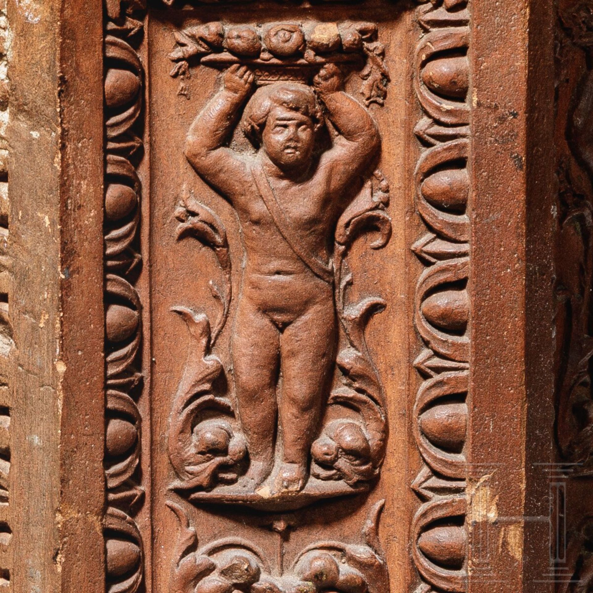 Terrakotta-Säulenbasis, Florenz, 18./19. Jhdt. - Image 5 of 5