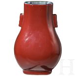 Glasierte Vase, China, 20. Jhdt.