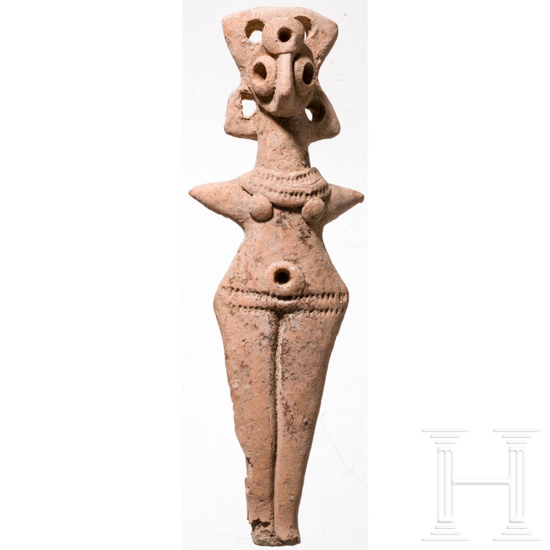 Tonidol einer Frau, Nordsyrien, frühes 2. Jtsd. v. Chr. - Bild 3 aus 4