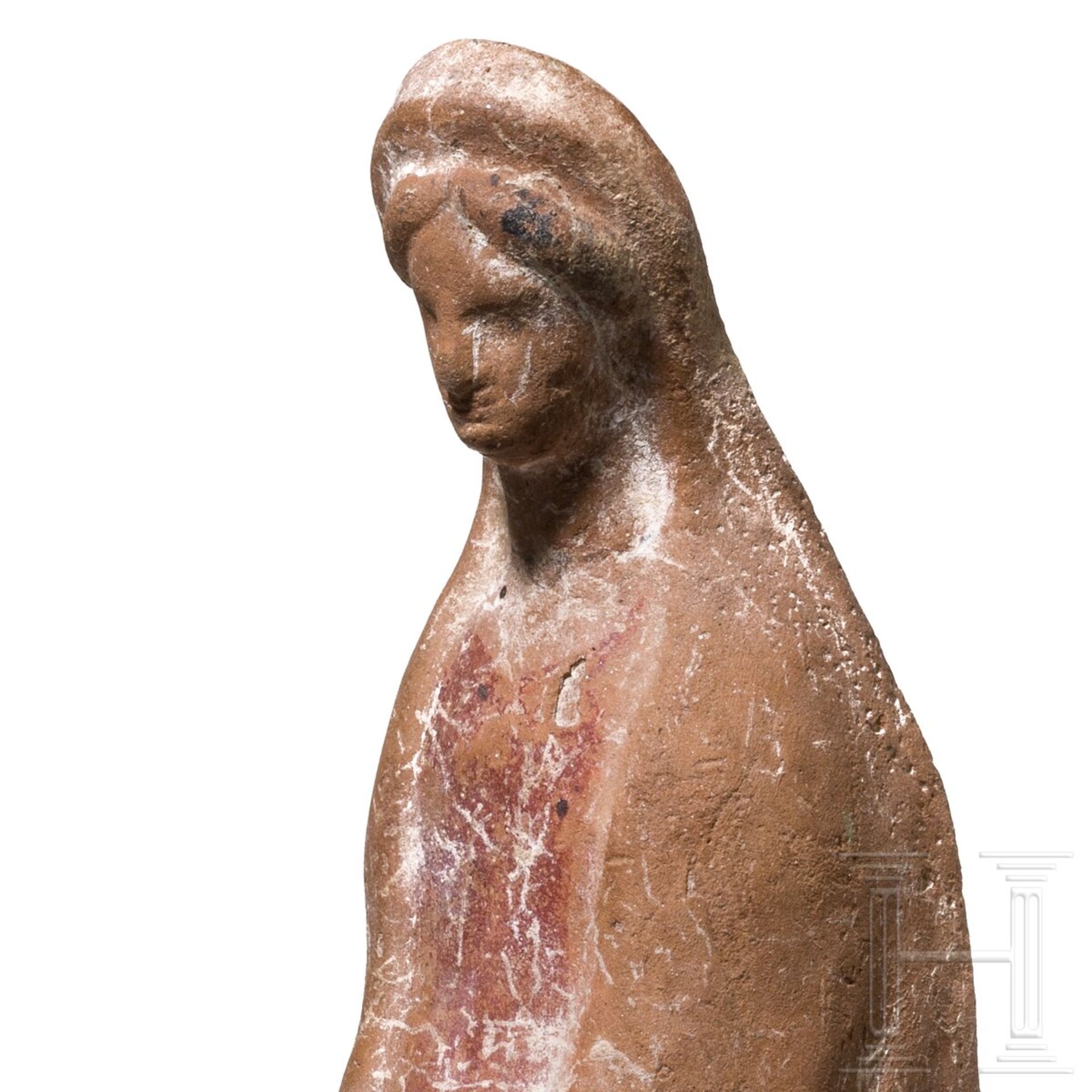 Zwei Votivfiguren aus Keramik, griechisch, 6. - 5. Jhdt. v. Chr. - Image 9 of 9