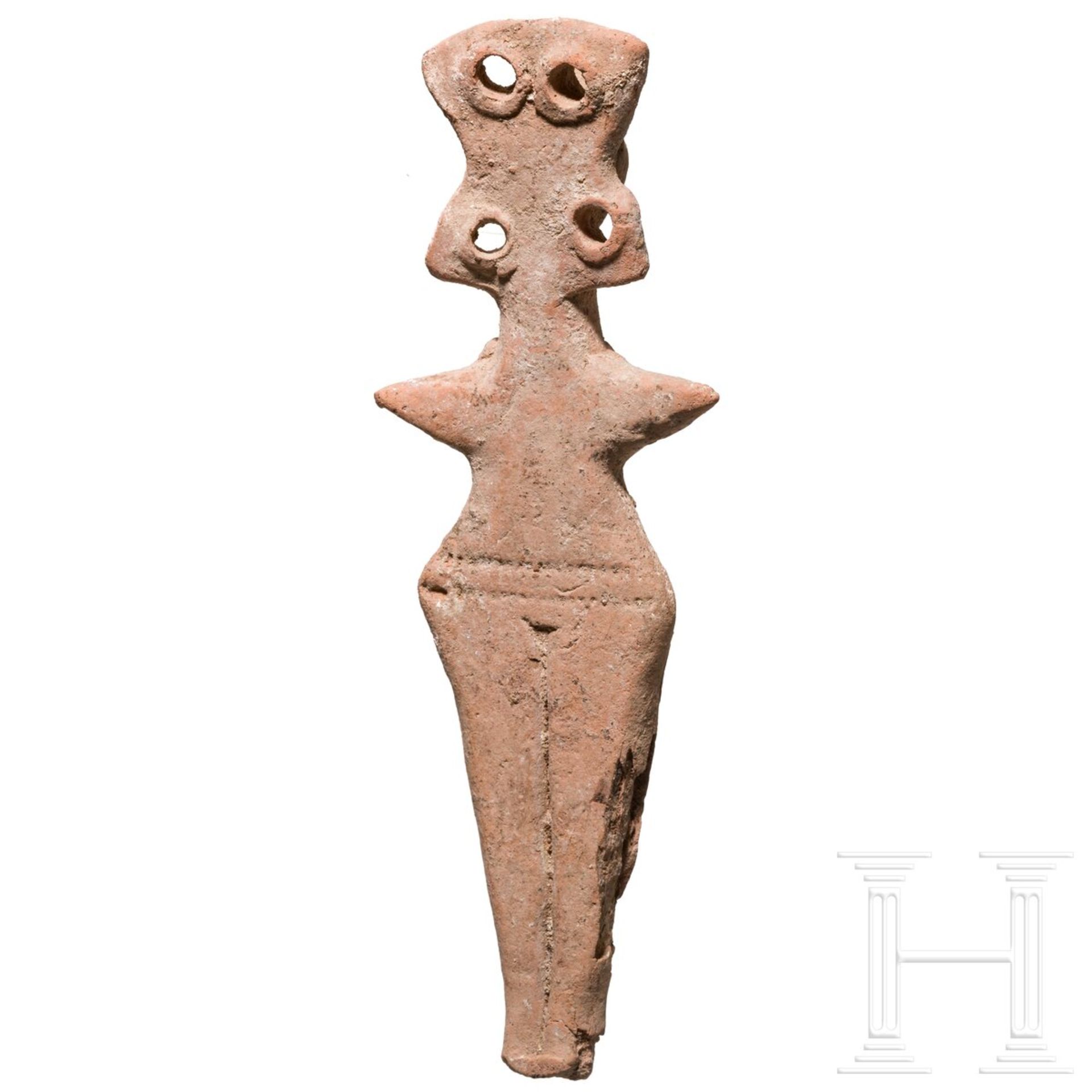 Tonidol einer Frau, Nordsyrien, frühes 2. Jtsd. v. Chr. - Bild 2 aus 4