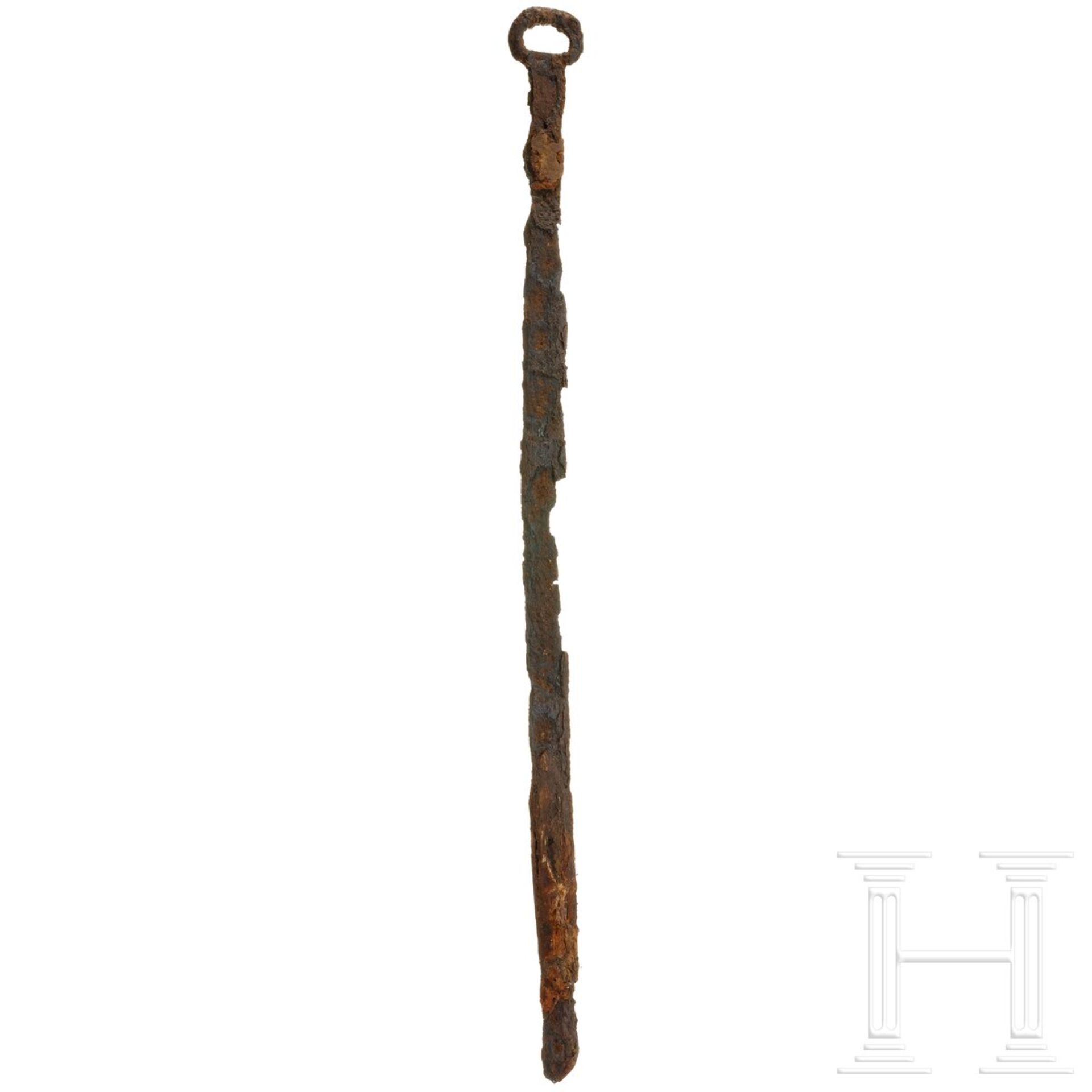 Einschneidiges Ringknaufschwert (Dao), Han-Dynastie, 1. - 2. Jhdt. n. Chr. - Bild 2 aus 4