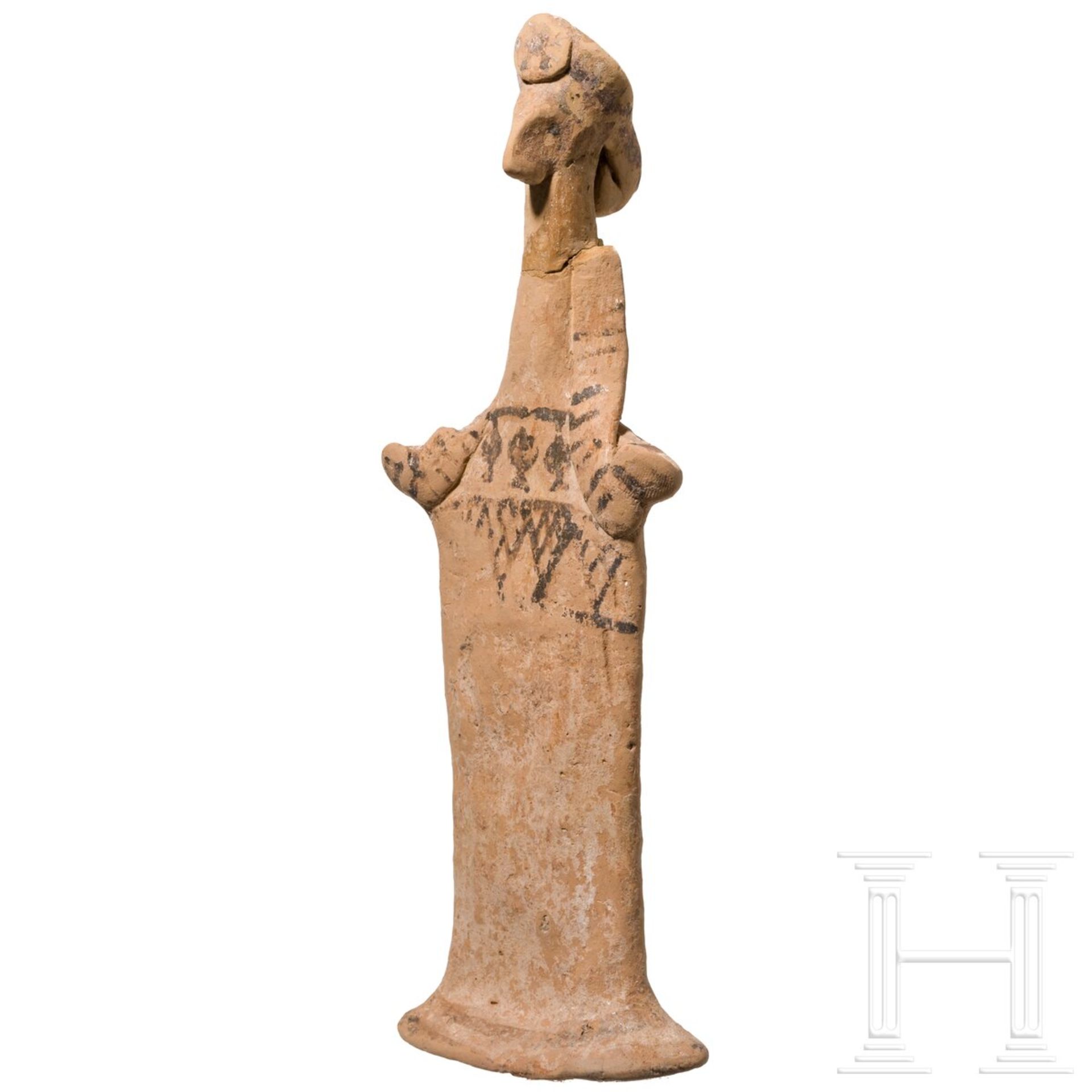 Zwei Votivfiguren aus Keramik, griechisch, 6. - 5. Jhdt. v. Chr. - Image 2 of 9