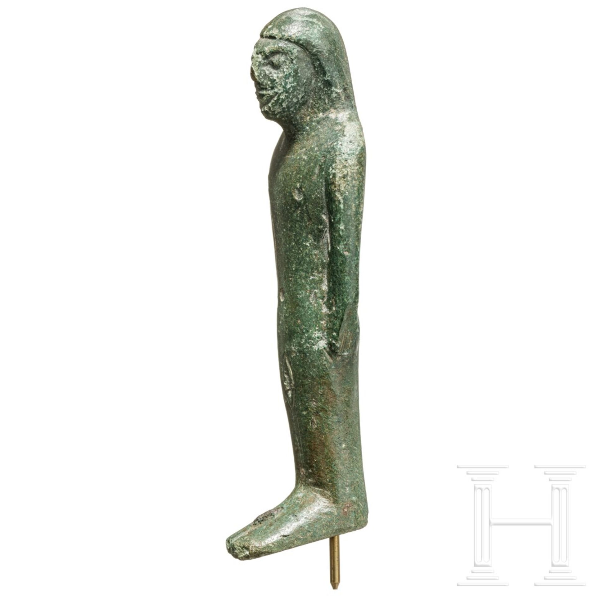 Bronzene Kore, etruskisch, 5. Jhdt. v. Chr. - Image 2 of 5