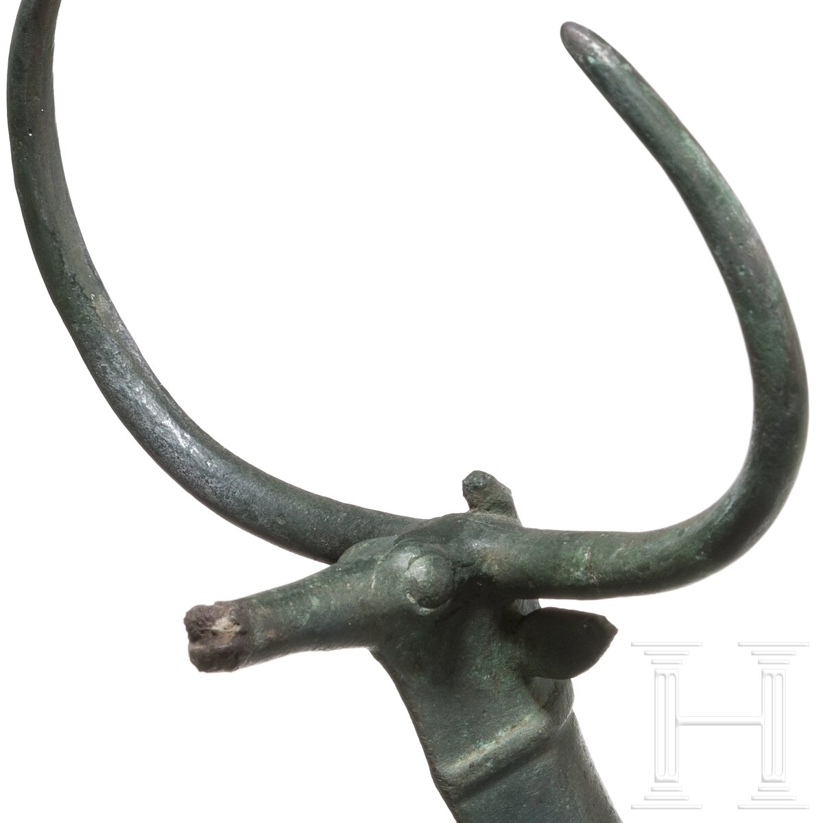 Bronzevotiv eines Stiers, sardisch, 8. - 7. Jhdt. v. Chr. - Image 5 of 5