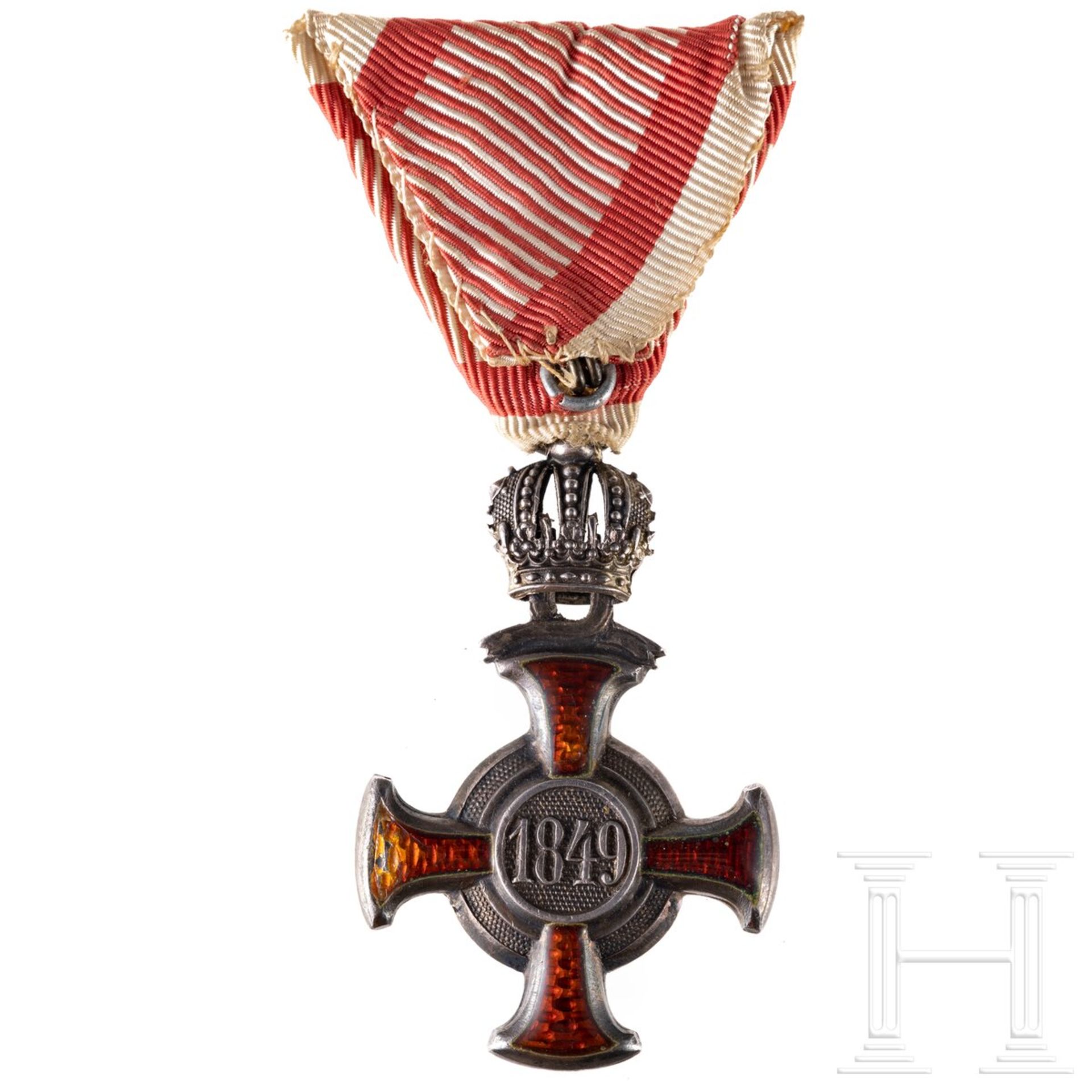Silbernes Verdienstkreuz mit der Krone in Etui - Bild 2 aus 5