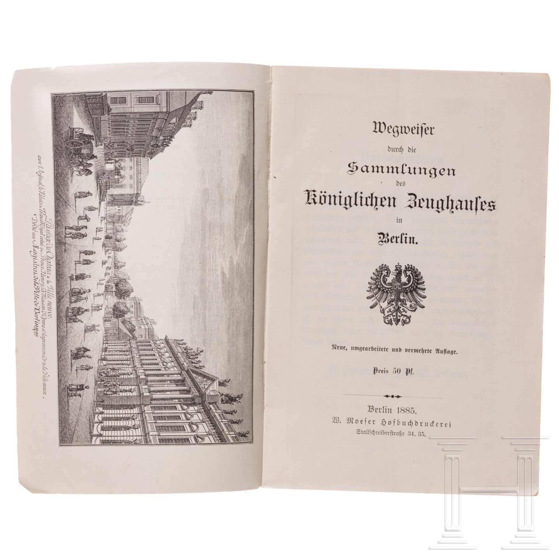 Zwei Bücher zum Waffenunterricht und ein Zeughaus-Führer - Image 3 of 7