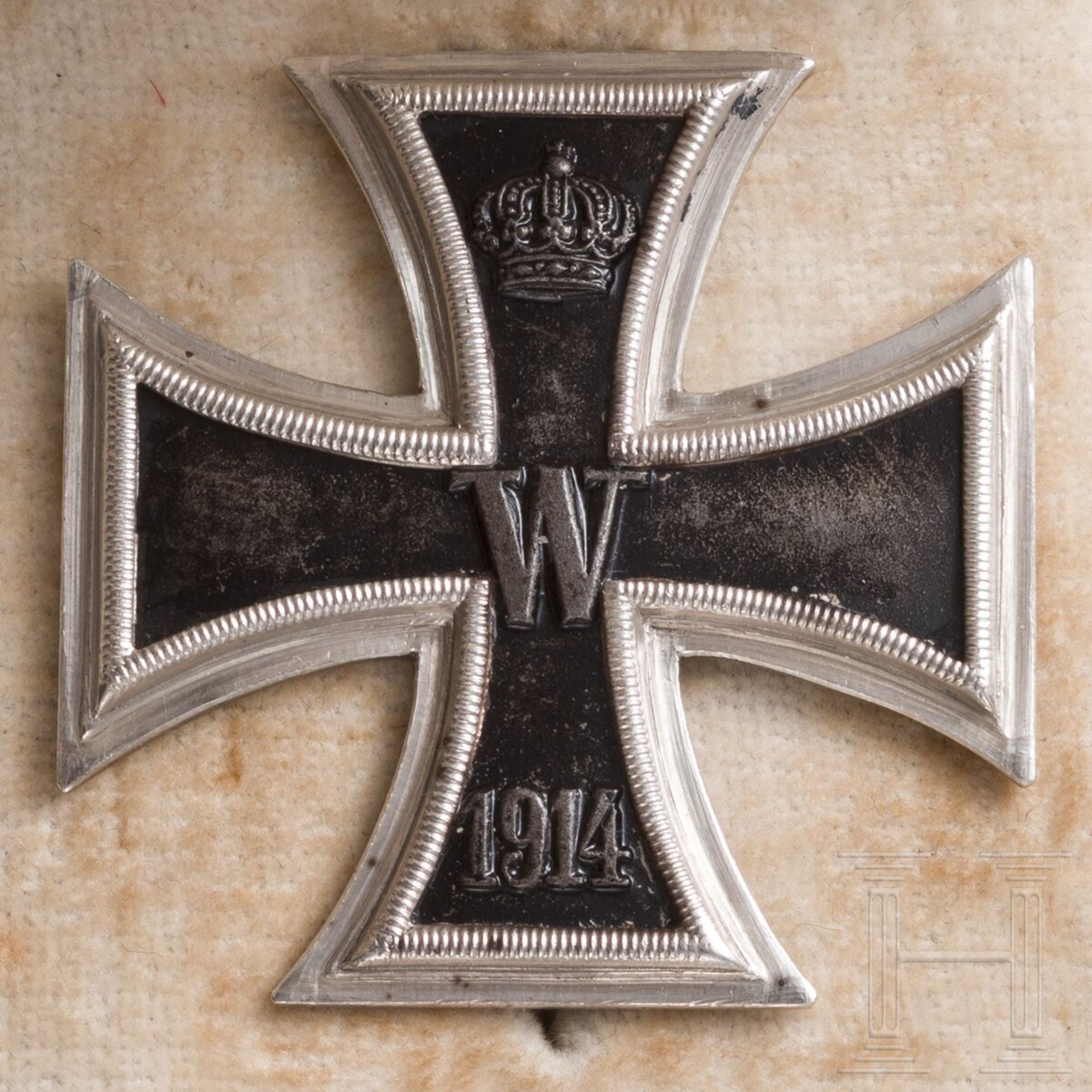 Eisernes Kreuz 1914 1. Klasse, Fertigung Wagner & Sohn, im Etui  - Bild 4 aus 4