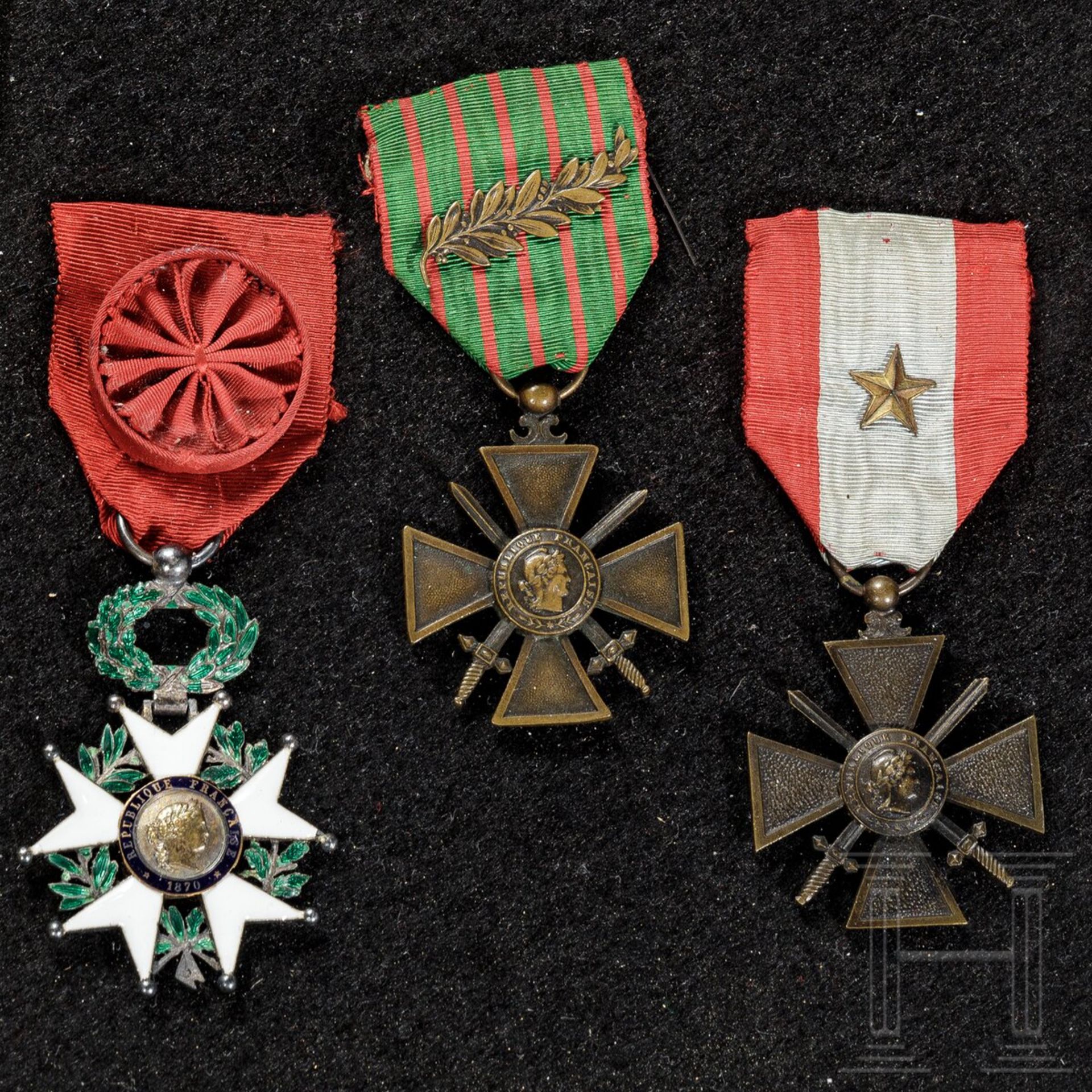 Brigadegeneral Joseph Vincent Félix Fonsagrive (1881 - 1952) - Orden, Fotos, Dokumente, Fahne aus de - Bild 3 aus 7