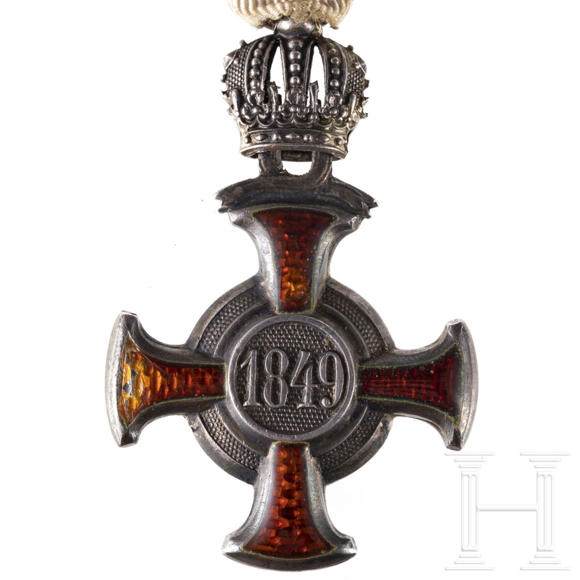 Silbernes Verdienstkreuz mit der Krone in Etui - Bild 5 aus 5