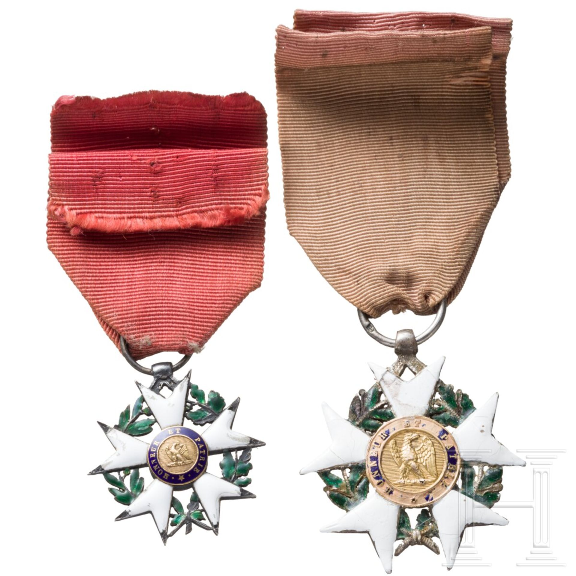 Orden der Ehrenlegion - Ritterkreuz und Miniatur, 1. Kaiserreich - Image 2 of 3
