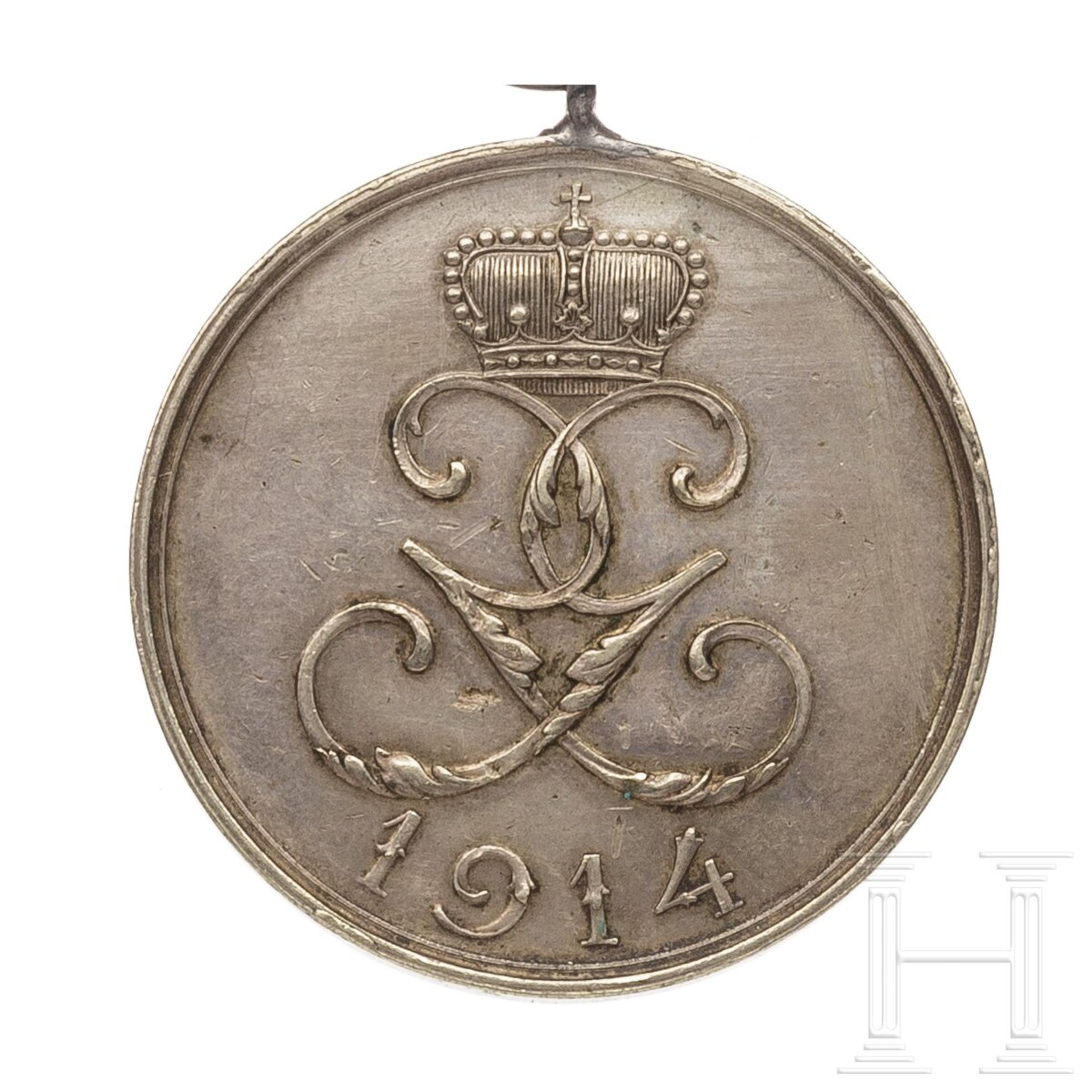 Schwarzburg-Rudolstadt - Silberne Medaille für Verdienst im Kriege 1914 - Image 3 of 3