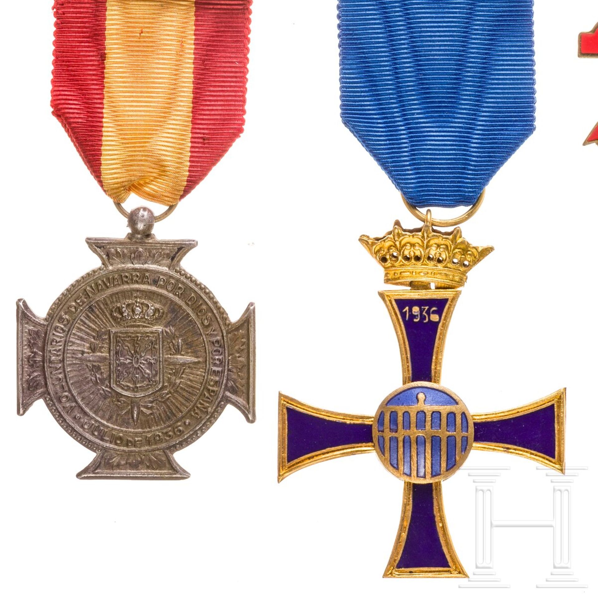 Sechs Auszeichnungen unter Franco, 20. Jhdt. - Bild 3 aus 4