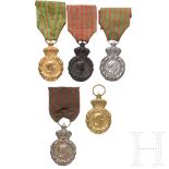 Fünf St.-Helena-Medaillen