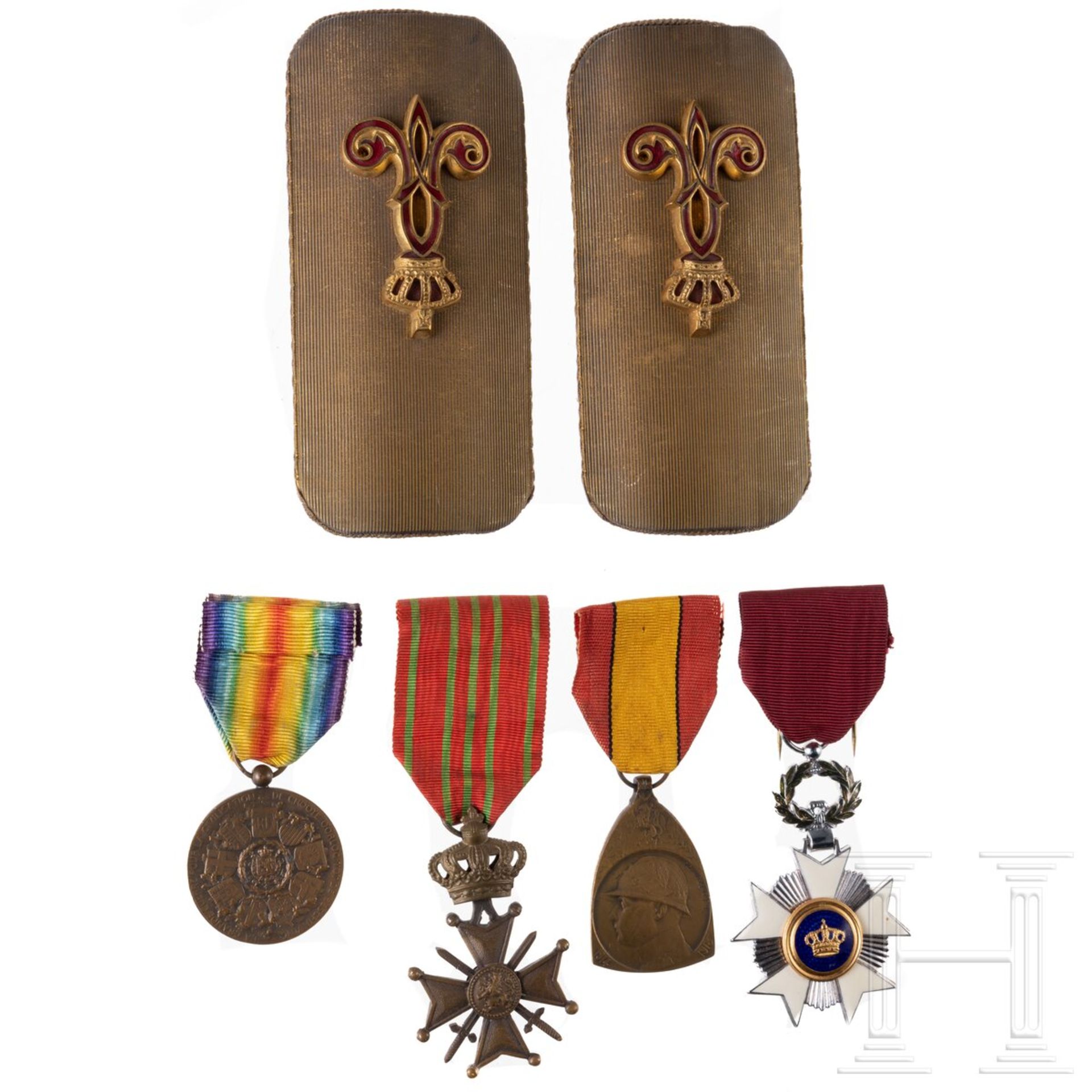 Auszeichnungen und Effekten eines belgischen Captains im 1. Weltkrieg - Image 2 of 4