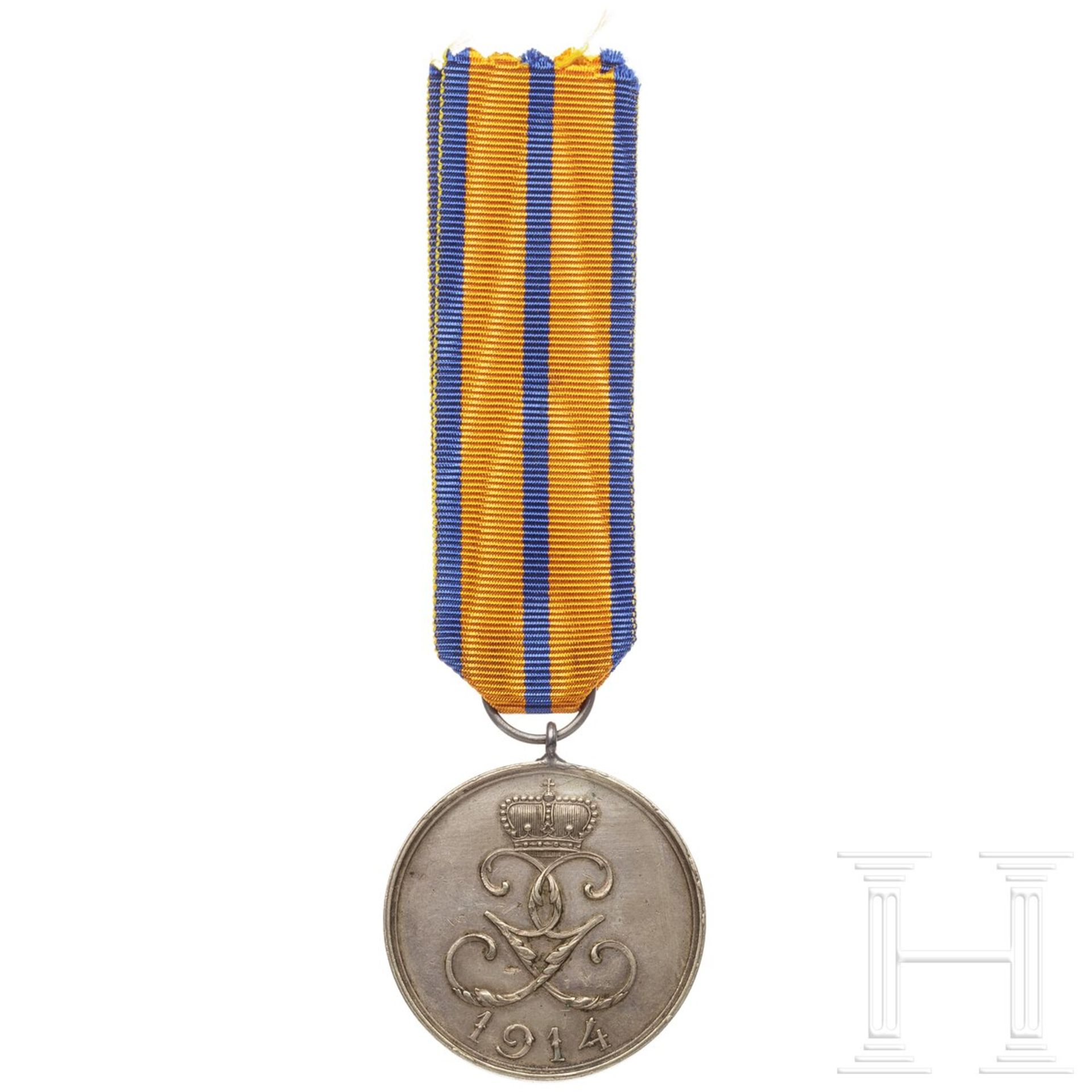 Schwarzburg-Rudolstadt - Silberne Medaille für Verdienst im Kriege 1914