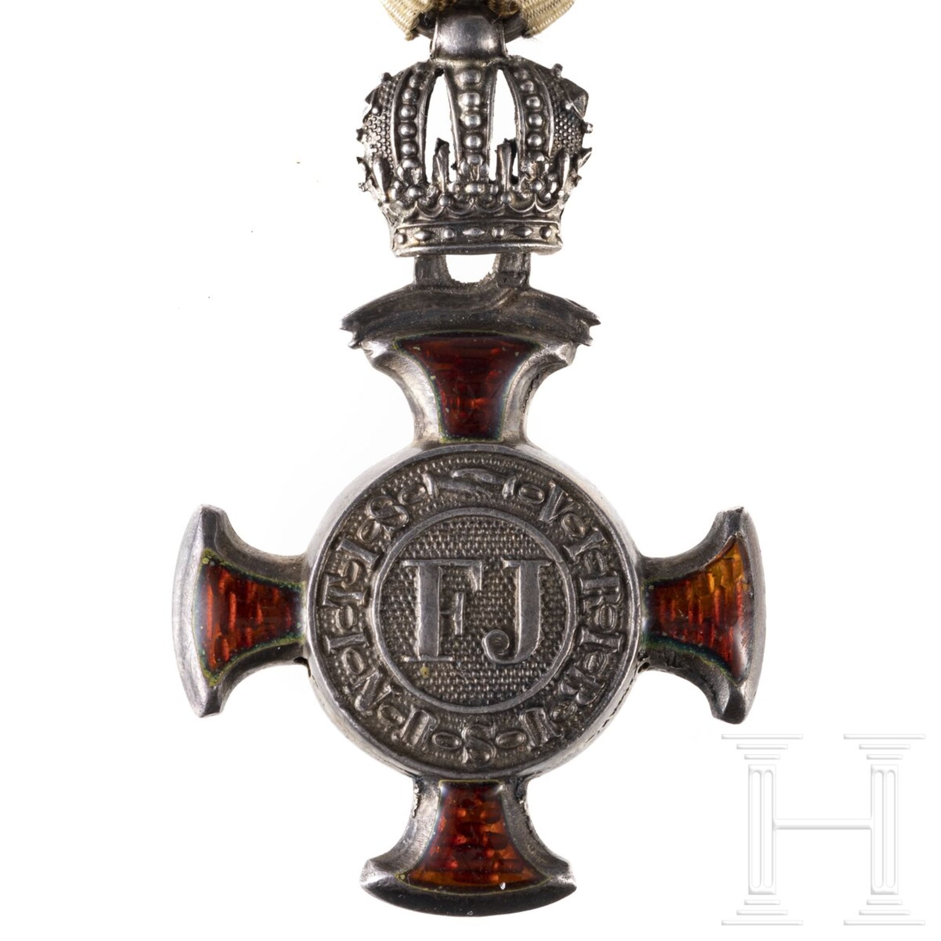 Silbernes Verdienstkreuz mit der Krone in Etui - Bild 4 aus 5