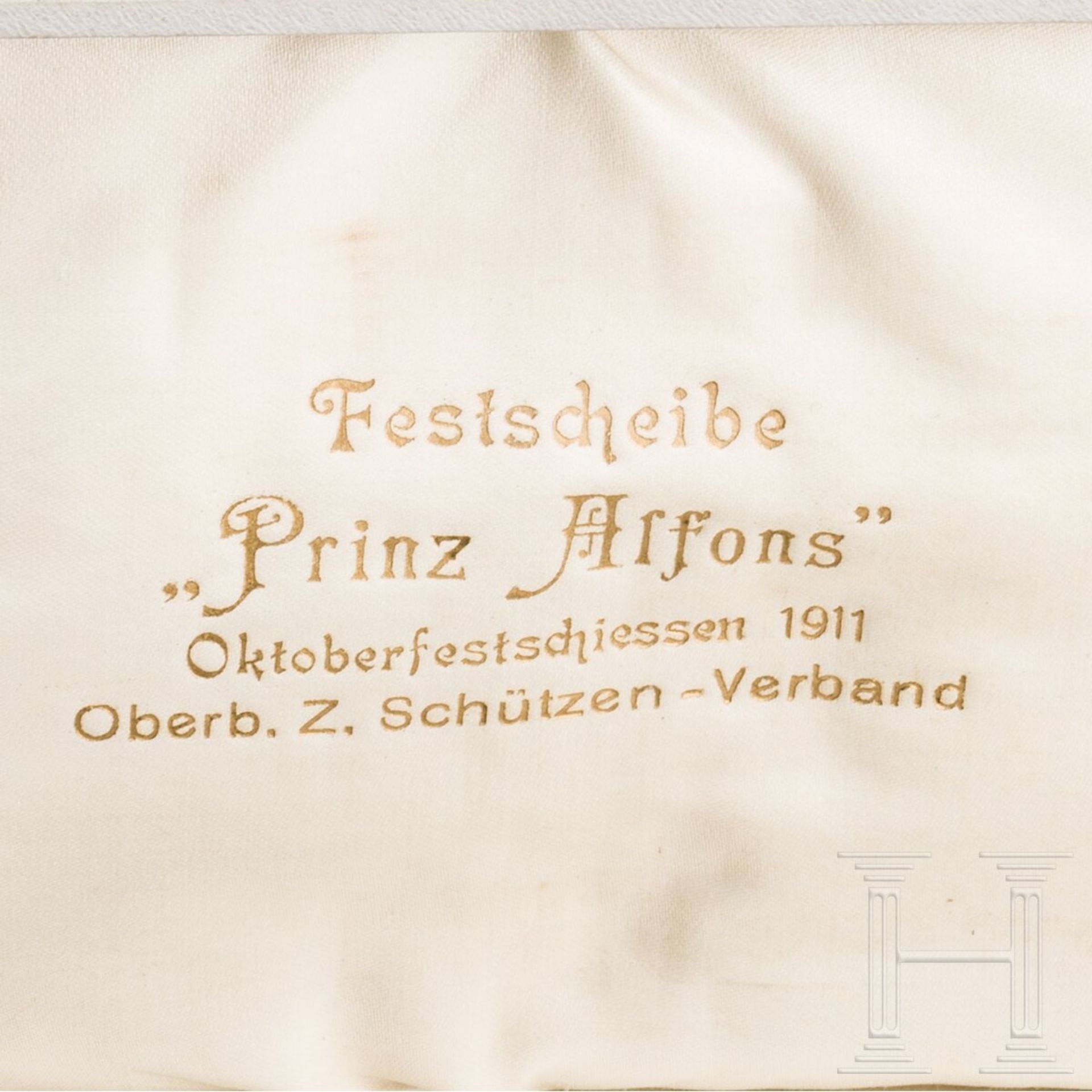 Silberbesteck als Preis zur Festscheibe "Prinz Alfons", Oktoberfestschießen 1911 - Image 4 of 4