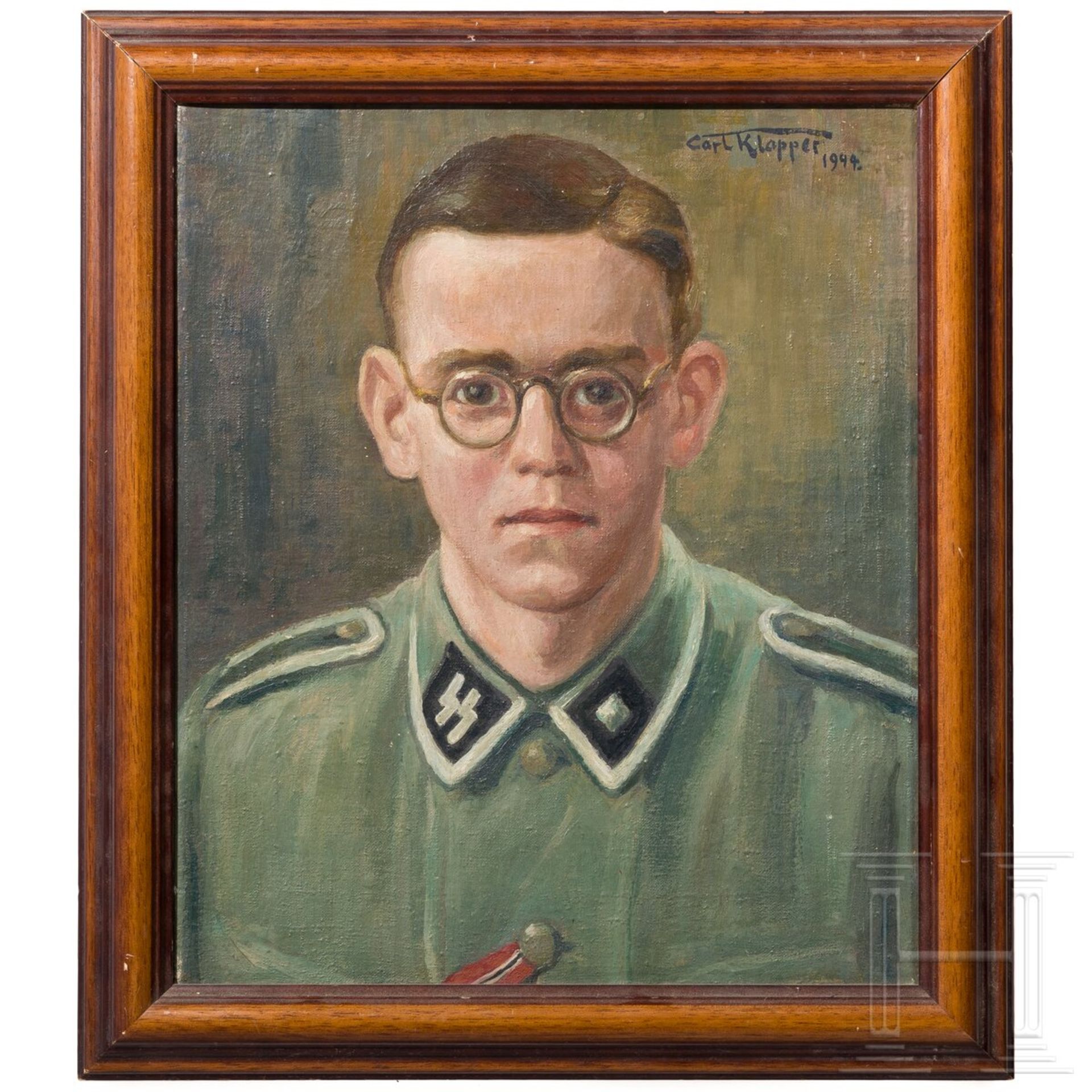 Portrait eines Unterscharführers der Waffen-SS