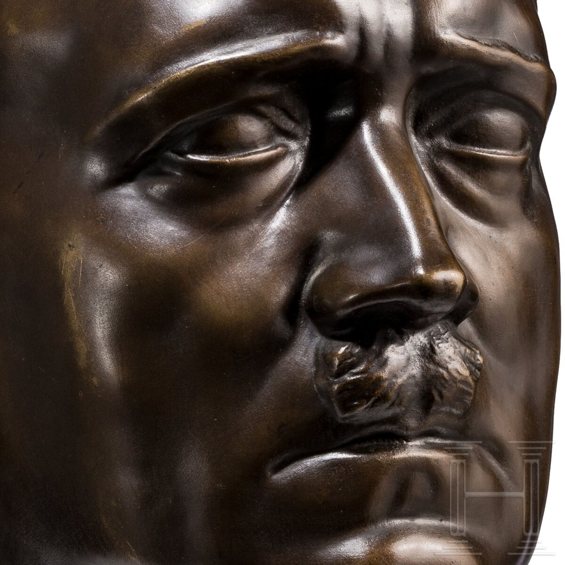 Professor Theodor Linz - bronzener Portraitkopf Adolf Hitlers - Image 6 of 6