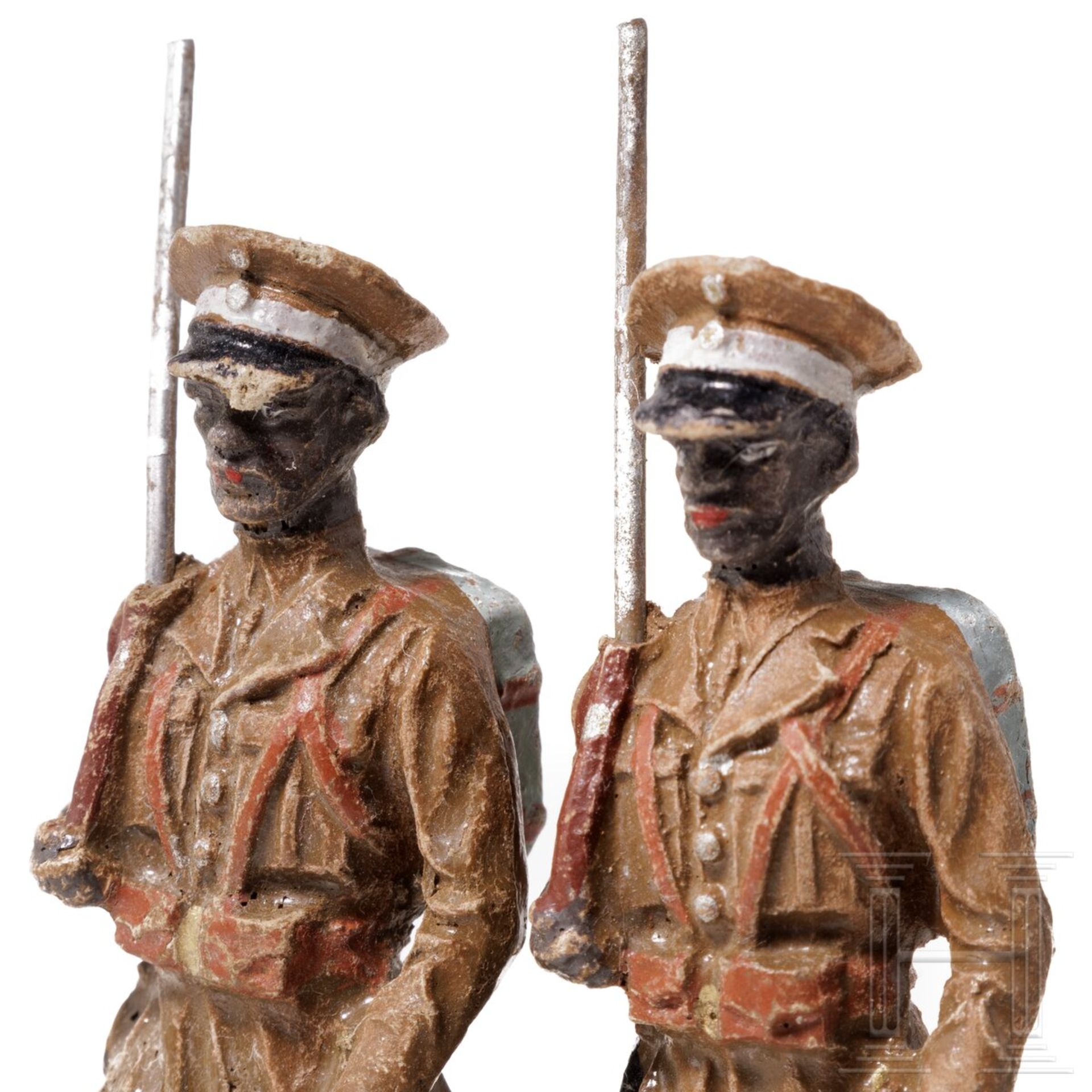 Elastolin sieben Soldaten der abessinischen Armee - Bild 3 aus 4