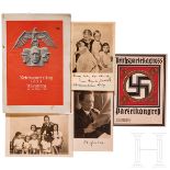Karl Heinz Steinberg - handsignierte Portraitkarten von Magda und Josef Goebbels