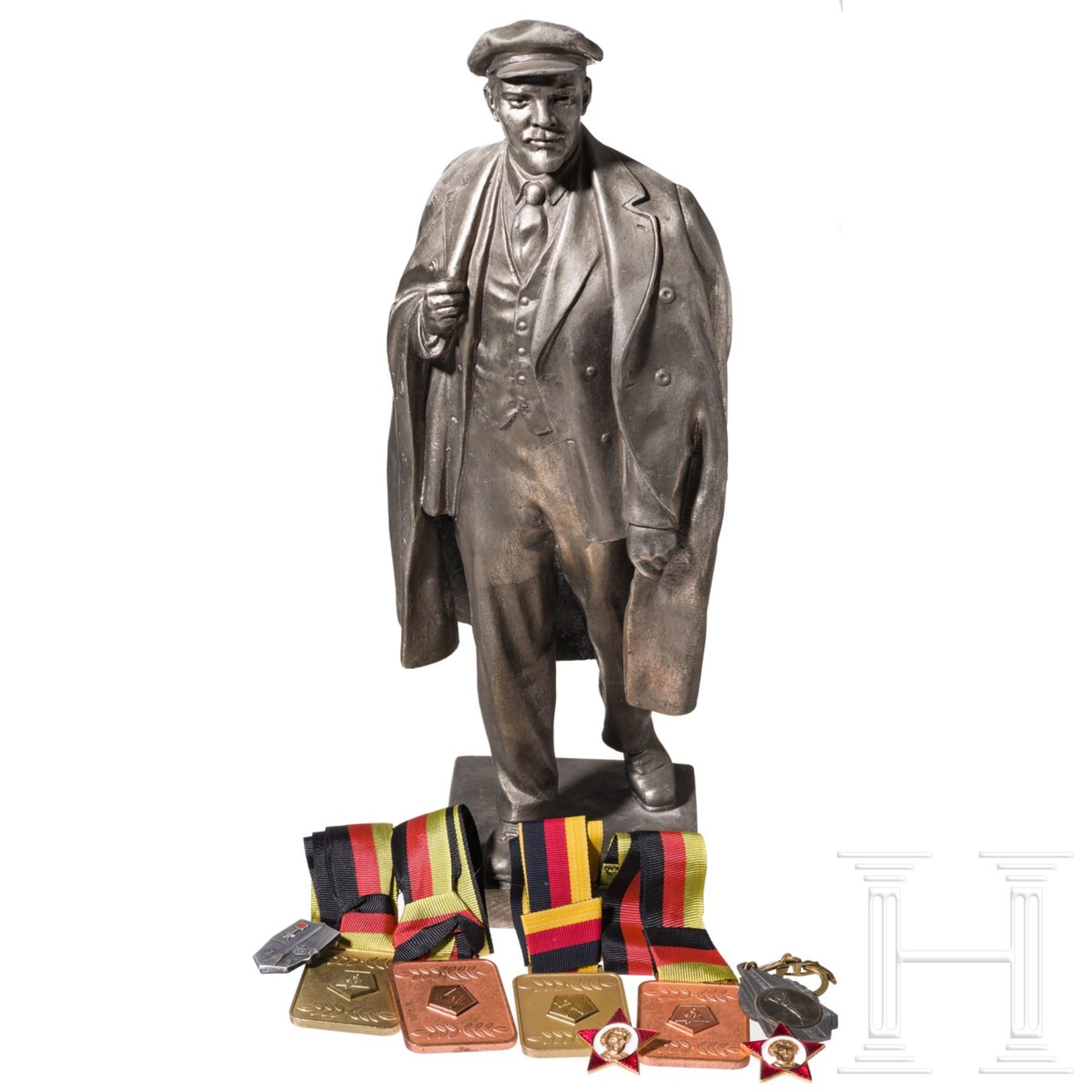 Lenin-Statuette und acht Auszeichnungen, Sowjetunion/DDR