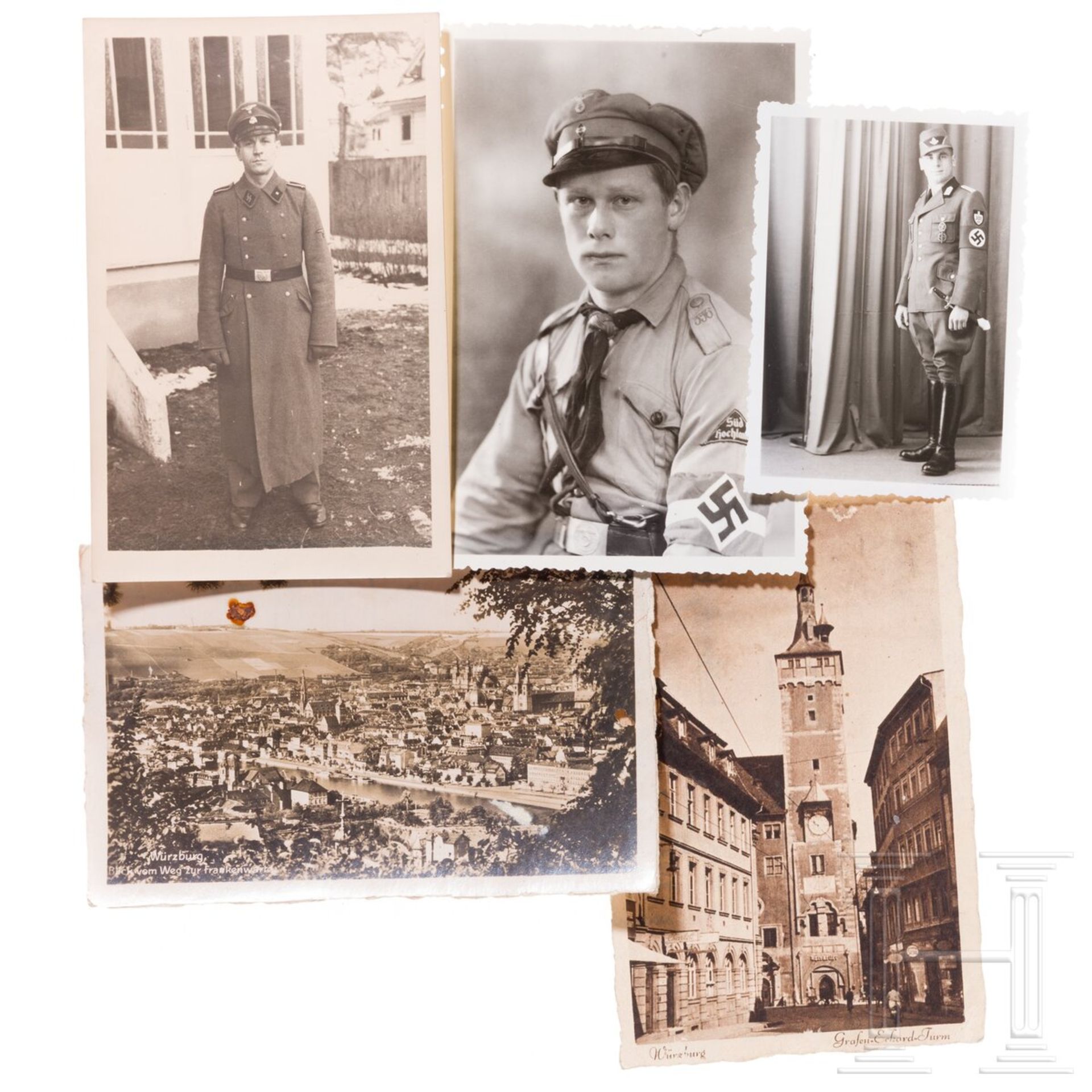 Fünf Sammelbilderalben/ZBAs mit "Unsere Reichsmarine", "Deutschland erwacht" usw. sowie fünf Fotopos - Bild 9 aus 9