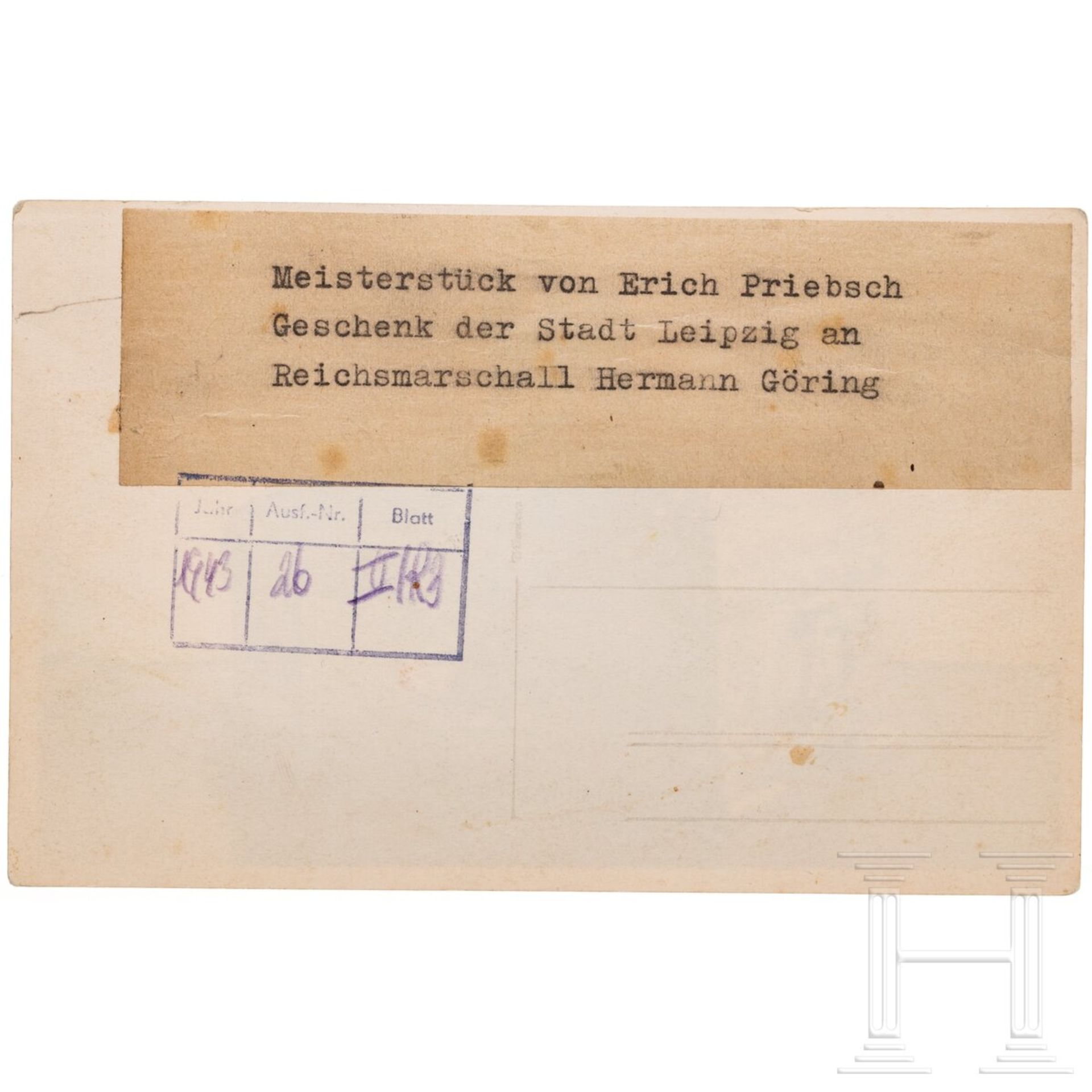 Hermann Göring - eiserne Truhe, ein Geschenk der Stadt Leipzig zu seinem 50. Geburtstag - Bild 10 aus 10