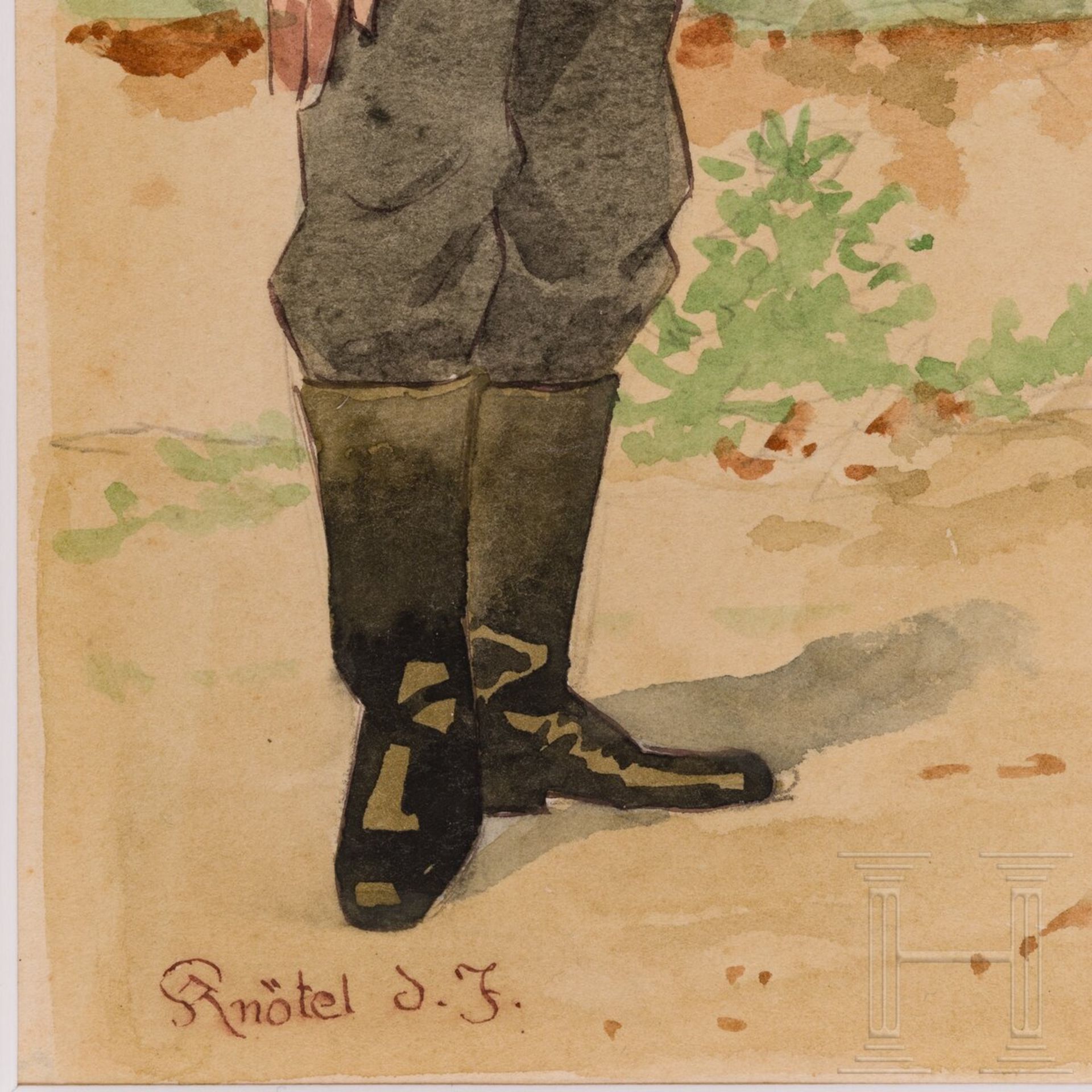 Herbert Knötel - Uniformtafel der Reichswehr - Image 3 of 3
