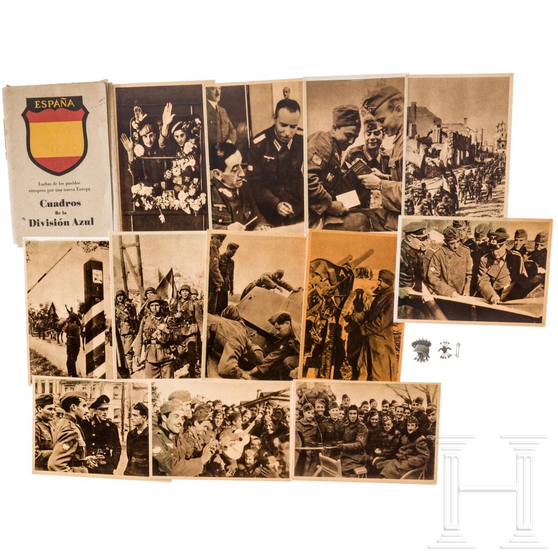 Postkartenserie  "Luchas de los pueblos europeos por una nueve Europa"