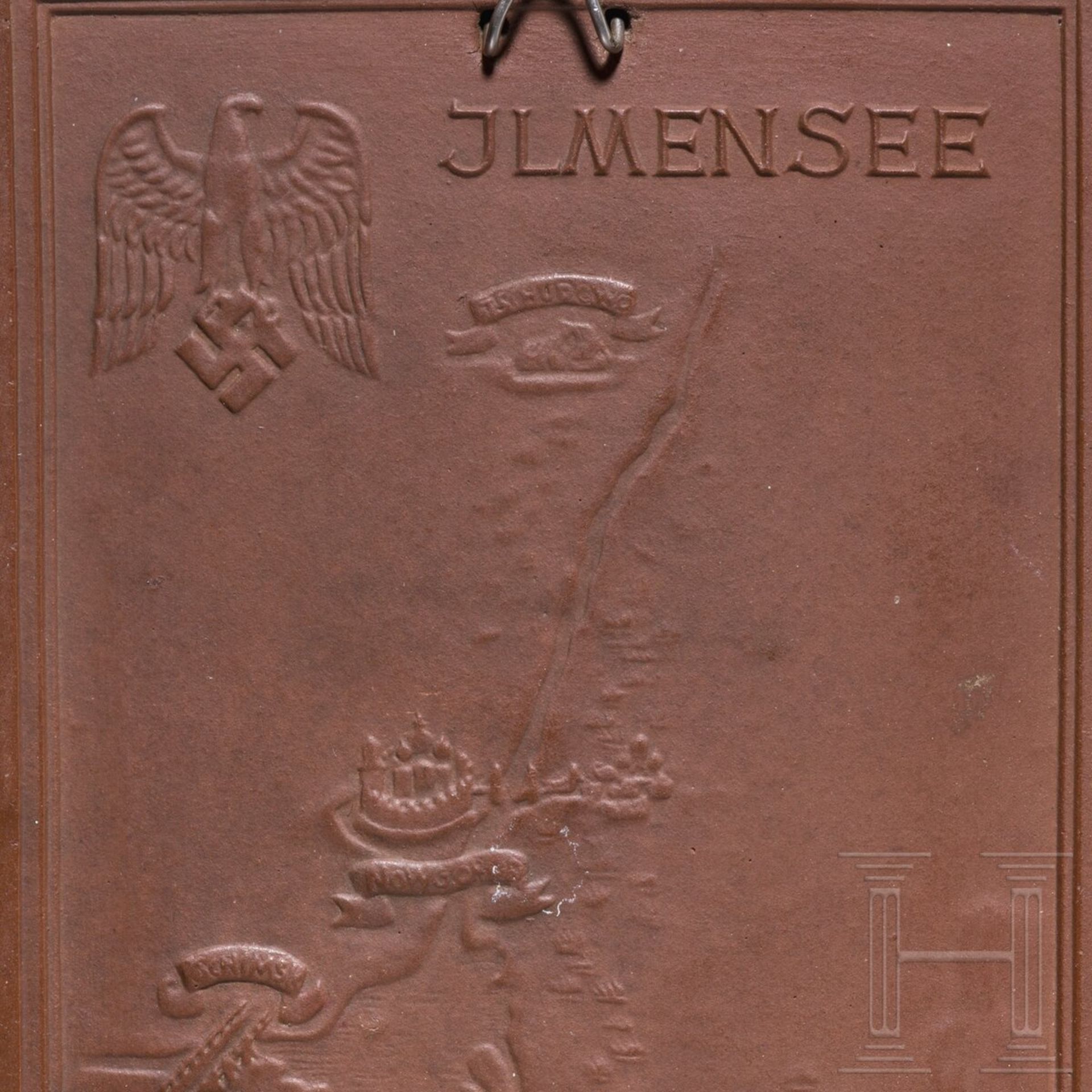 Meissenplakette "Ilmensee" - Image 3 of 4